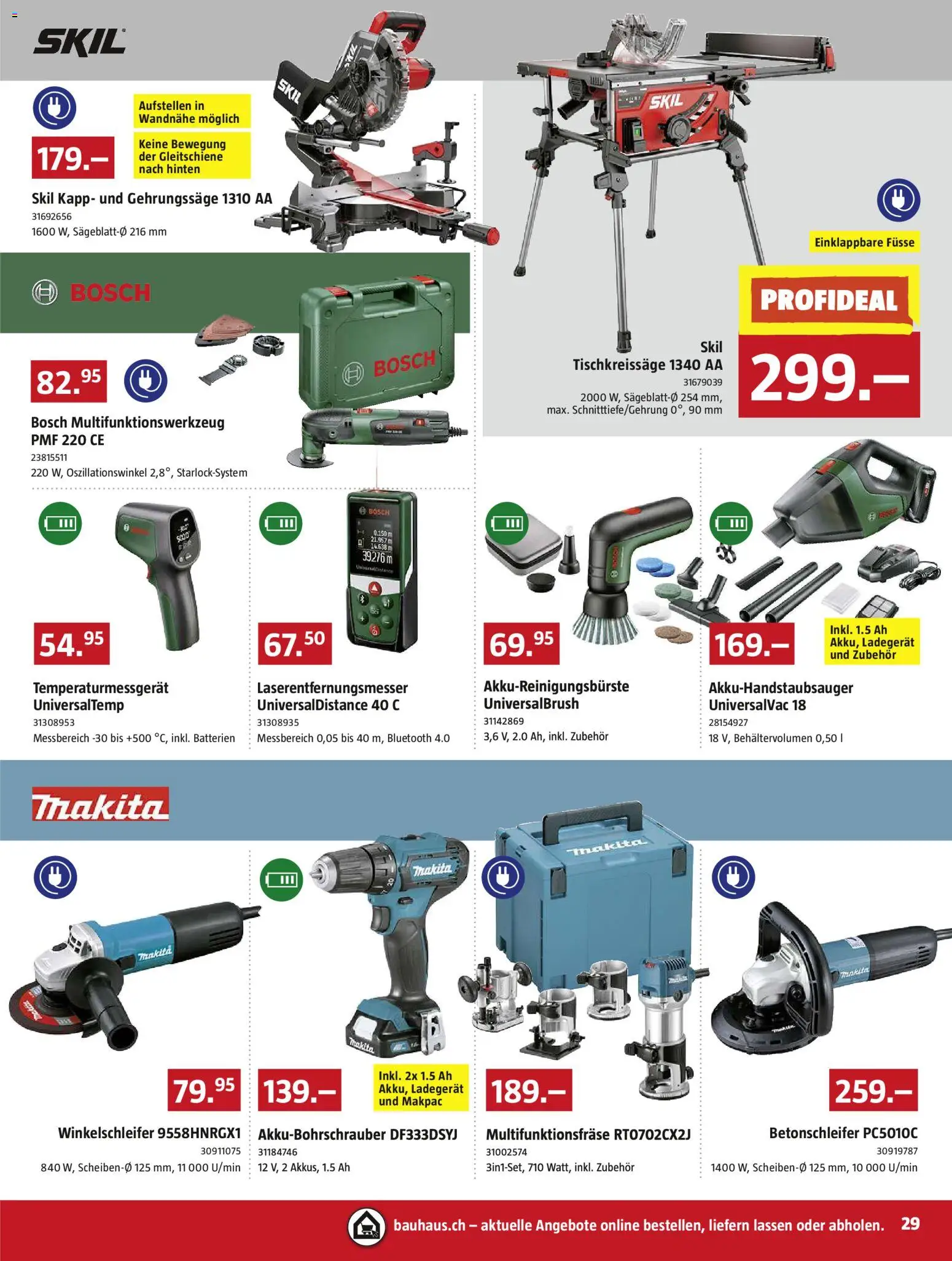 Bauhaus Aktionen – gültig ab 29.12.2025 | Seite: 29 | Produkte: Ladegerät, Bosch