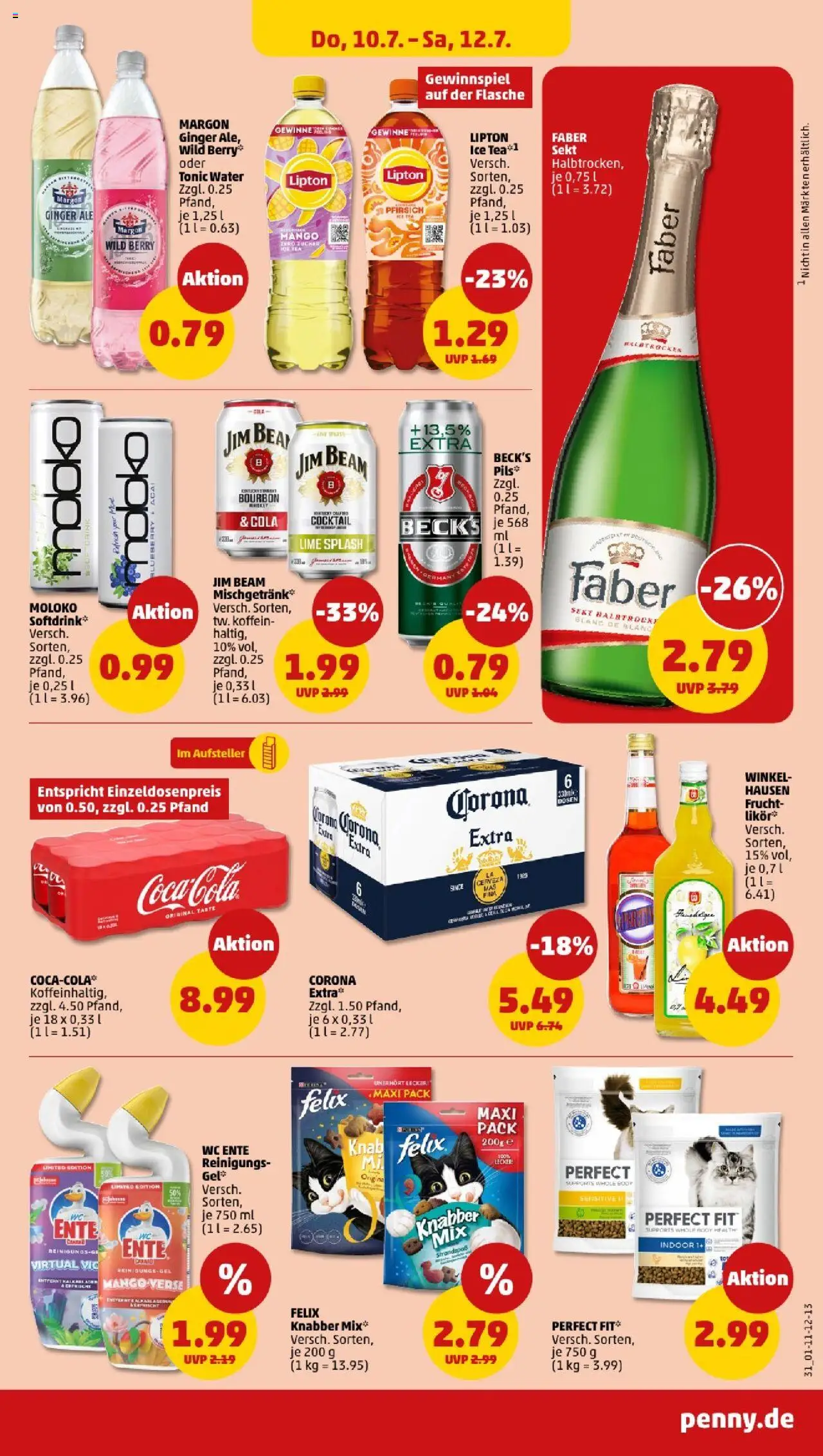 Penny - Sachsen-Anhalt - gültig ab dem 07.07.2025 | Seite: 31 | Produkte: Likör, Pils, Zucker, Bourbon