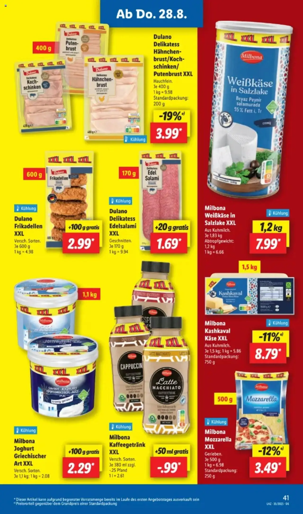 Lidl Prospekt 	 - gültig ab dem 25.08.2025 | Seite: 55 | Produkte: Käse, Joghurt, Mozzarella, Schinken