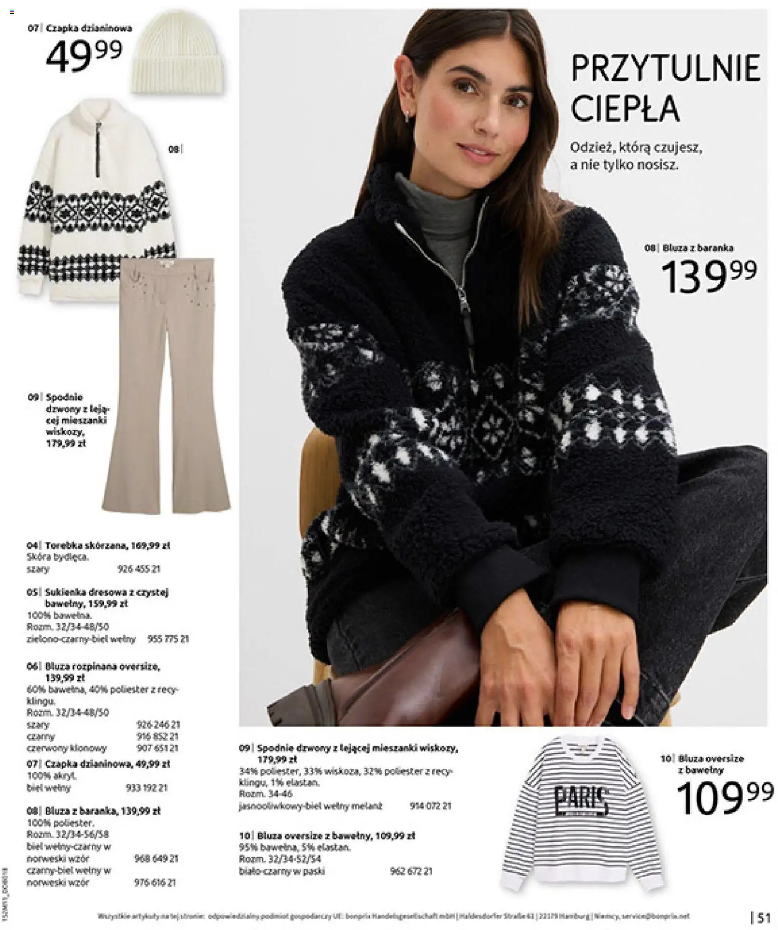 BonPrix Katalog - Na Listę Życzeń od 15.12.2025 | Strona: 53 | Produkty: Spodnie, Torebka, Czapka, Sukienka