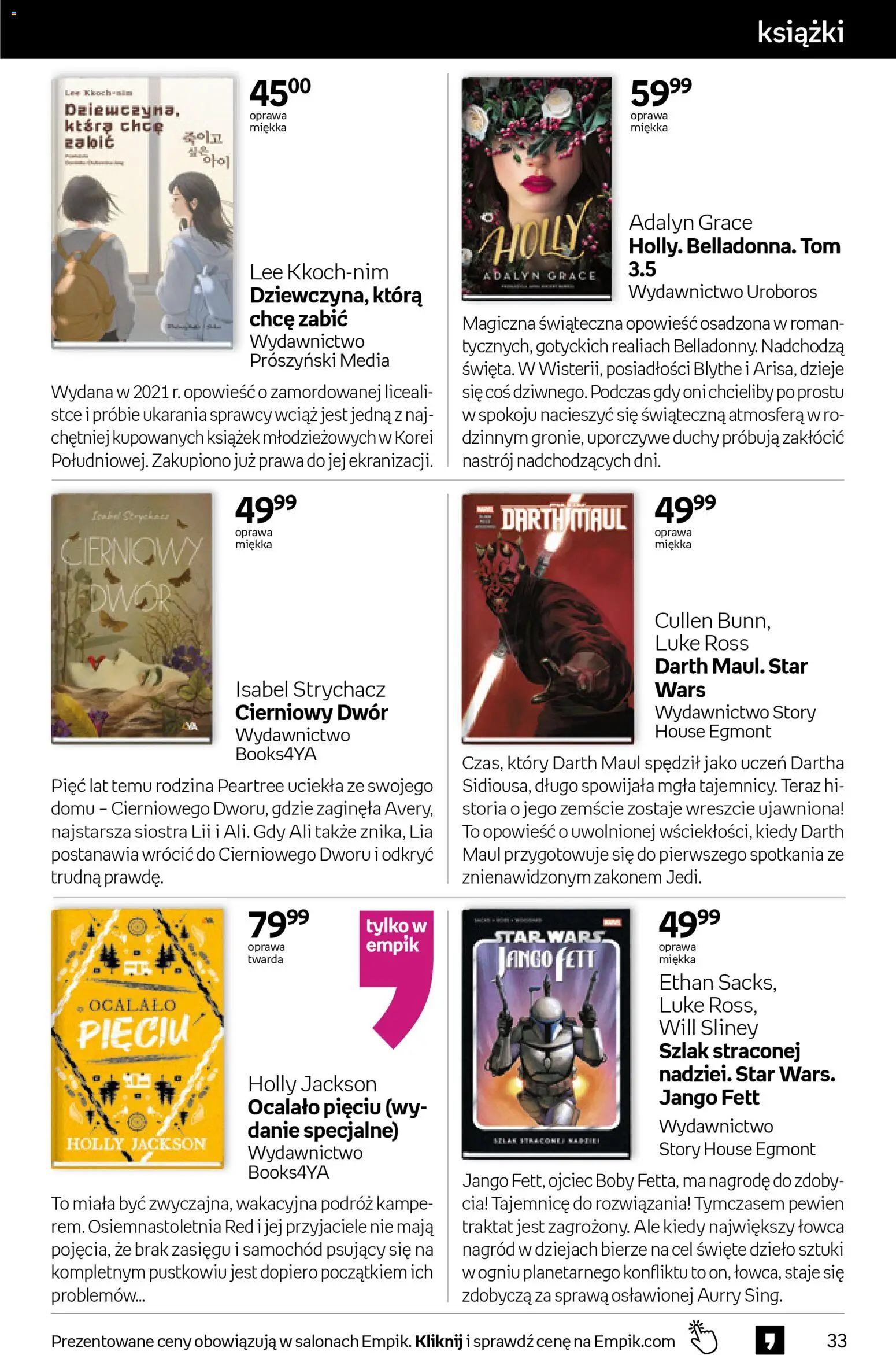Empik Black Friday od 29.10.2025 | Strona: 33 | Produkty: Książki
