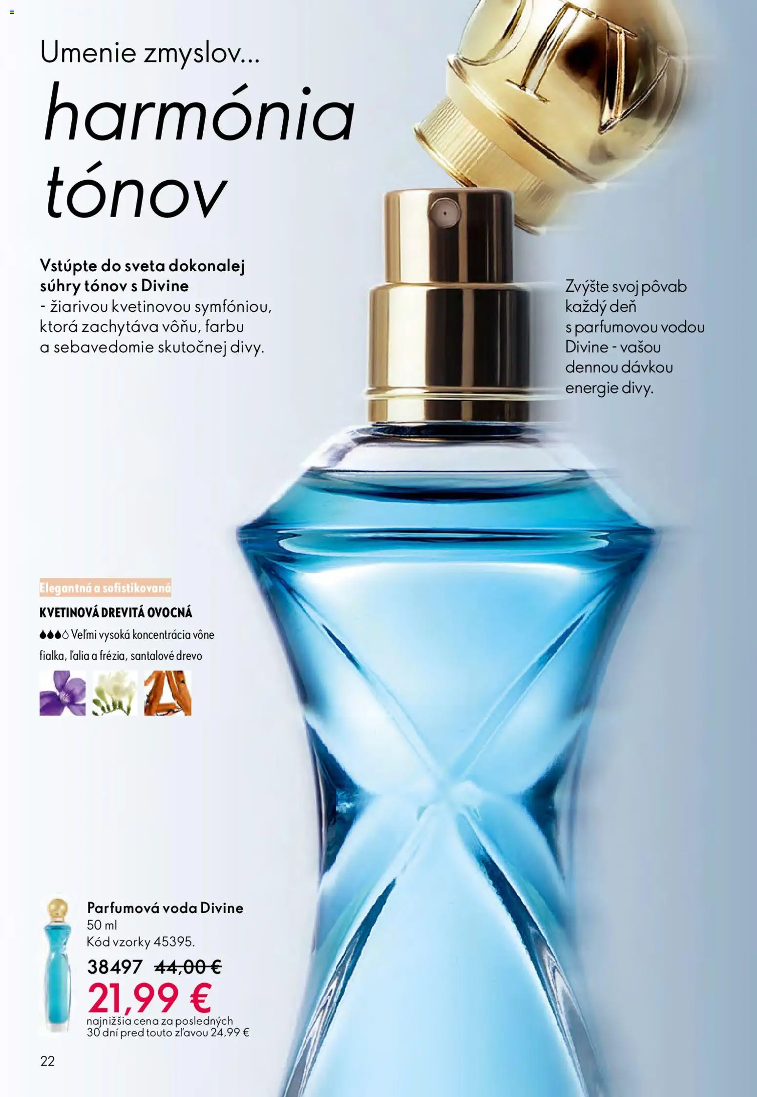 Nové Oriflame akcie – leták je platný od 15.04.2026 | Strana: 22 | Produkty: Voda