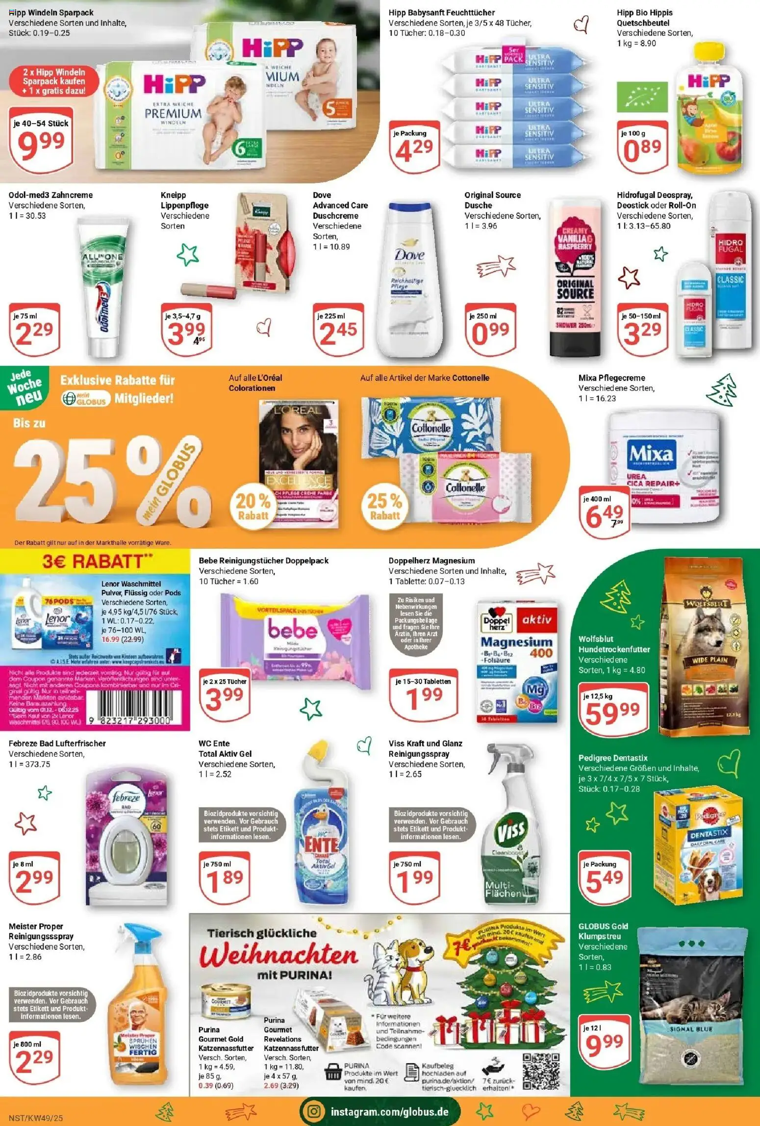 Globus prospekt Neustadt	 – gültig ab 01.12.2025 | Seite: 24 | Produkte: Bad, Dusche, Pedigree, Ente