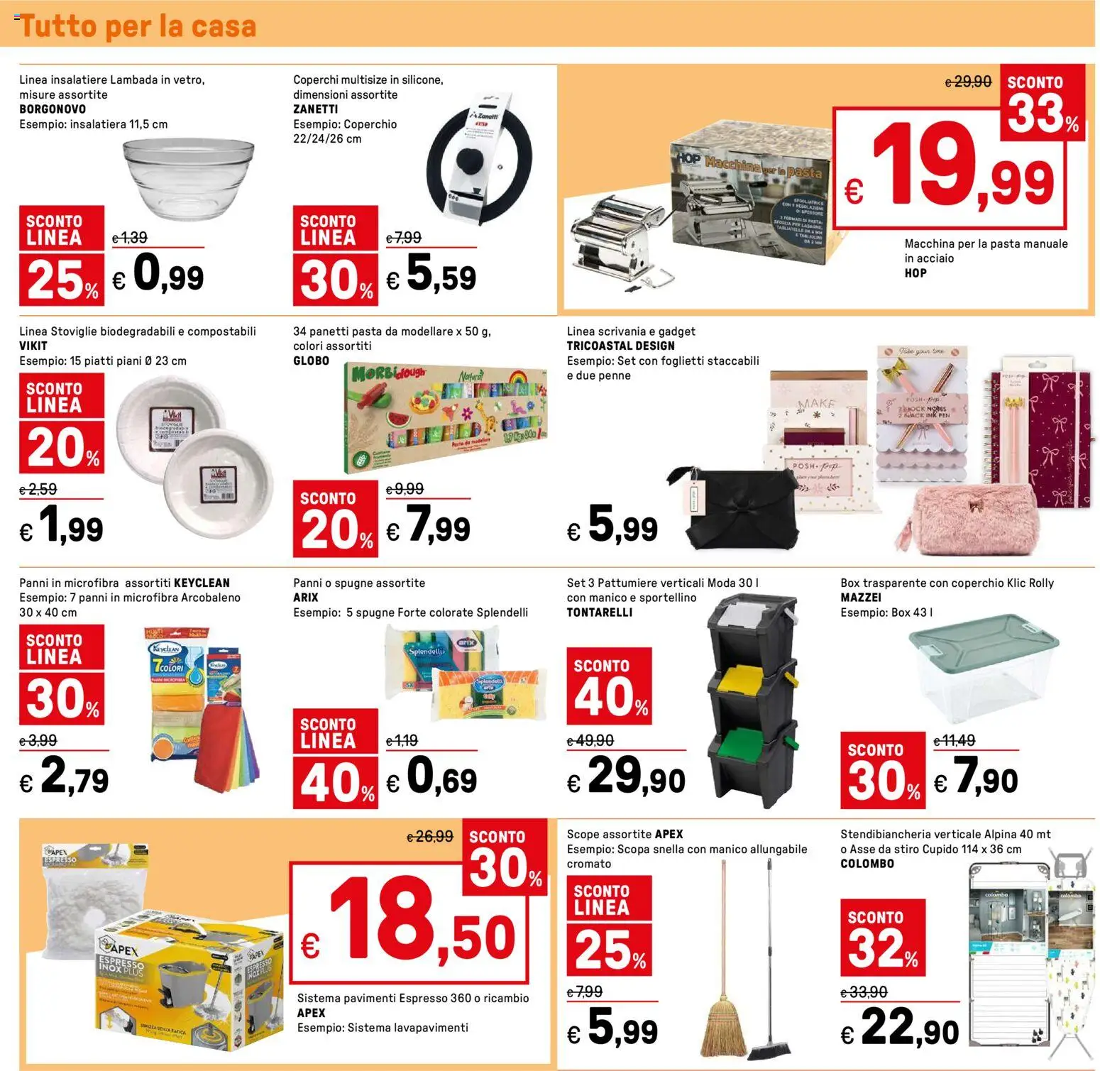 Volantino Iper del 03.11.2025 | Pagina: 41 | Prodotti: Tagliatelle, Pasta sfoglia, Pasta, Scrivania