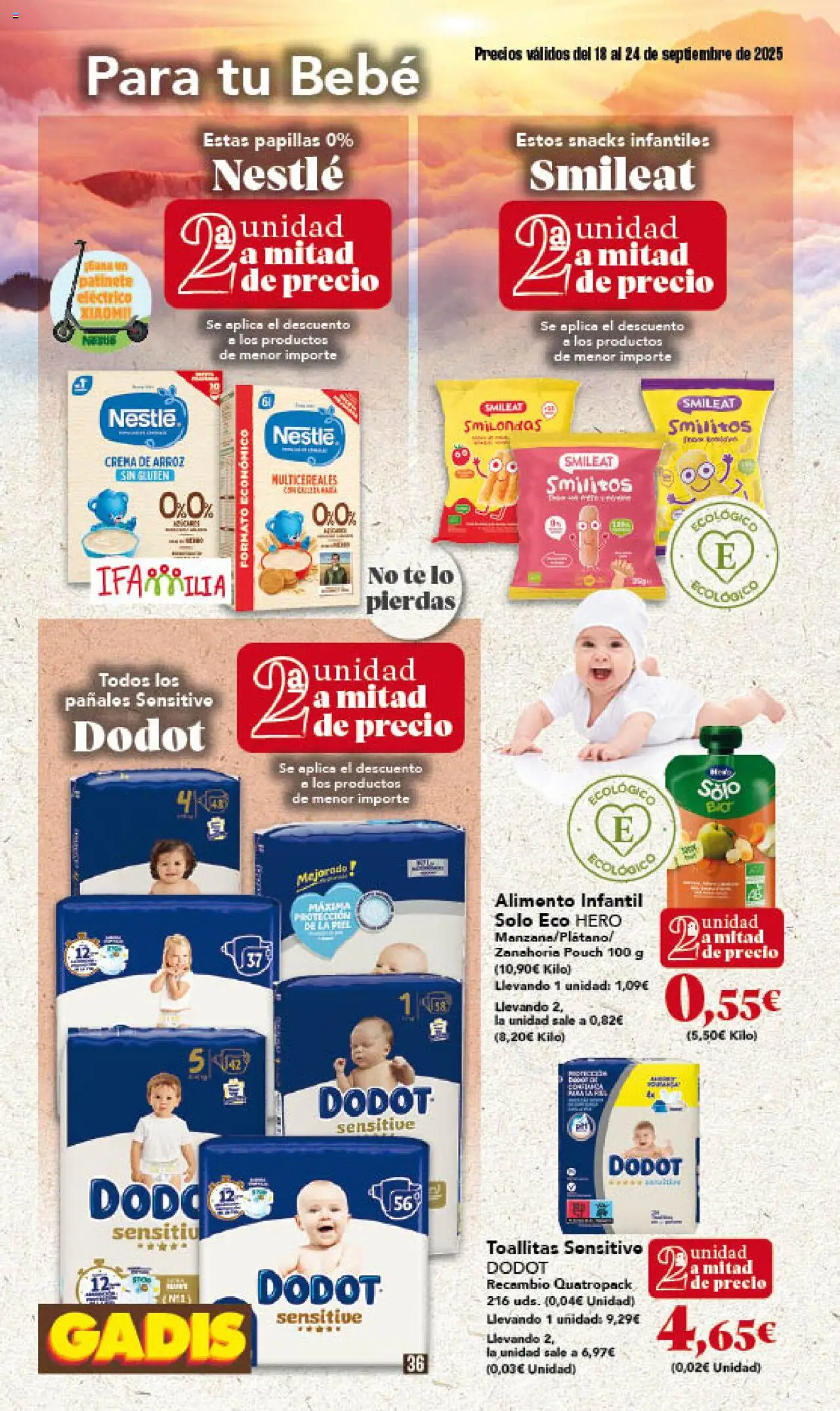 Gadis folleto │ válido desde el 18.09.2025 | Página: 36 | Productos: Arroz, Zanahoria, Crema, Té