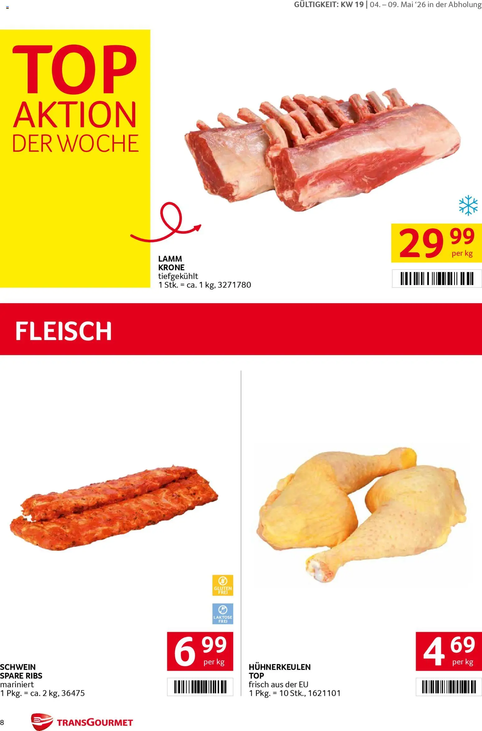 Transgourmet Flugblatt gültig ab 04.05.2026 | Seite: 8