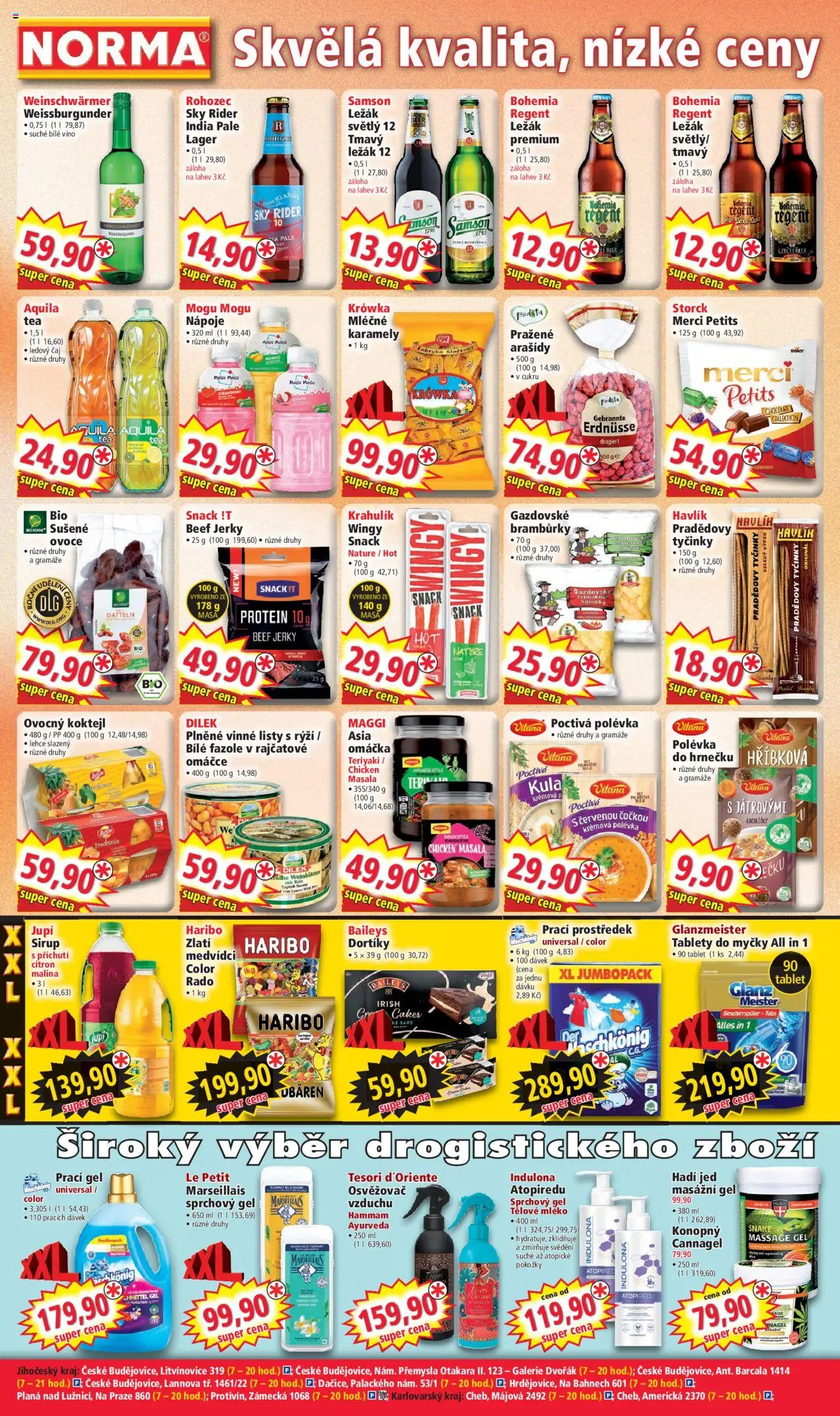 Norma leták od 25.08.2025 | Strana: 4 | Produkty: Maggi, Indulona, Protein, Ledový čaj
