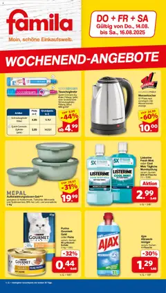 Famila Nordwest - Wochenend Angebote gültig ab dem 14.08.2025