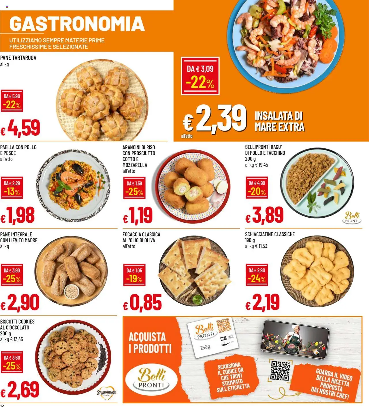 Volantino Galassia del 09.10.2025 | Pagina: 12 | Prodotti: Riso, Pesce, Focaccia, Mozzarella