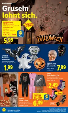 Lidl Flugblatt ab 16.10.2025 gültig | Seite: 22 | Produkte: Pyjama, Batterie