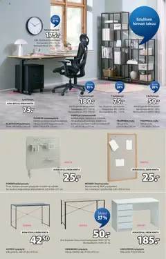 JYSK-mainoslehti voimassa 12.03.2026 alkaen | Sivu: 8 | Tuotteet: Hylly, Työpöytä, Toimistotuoli