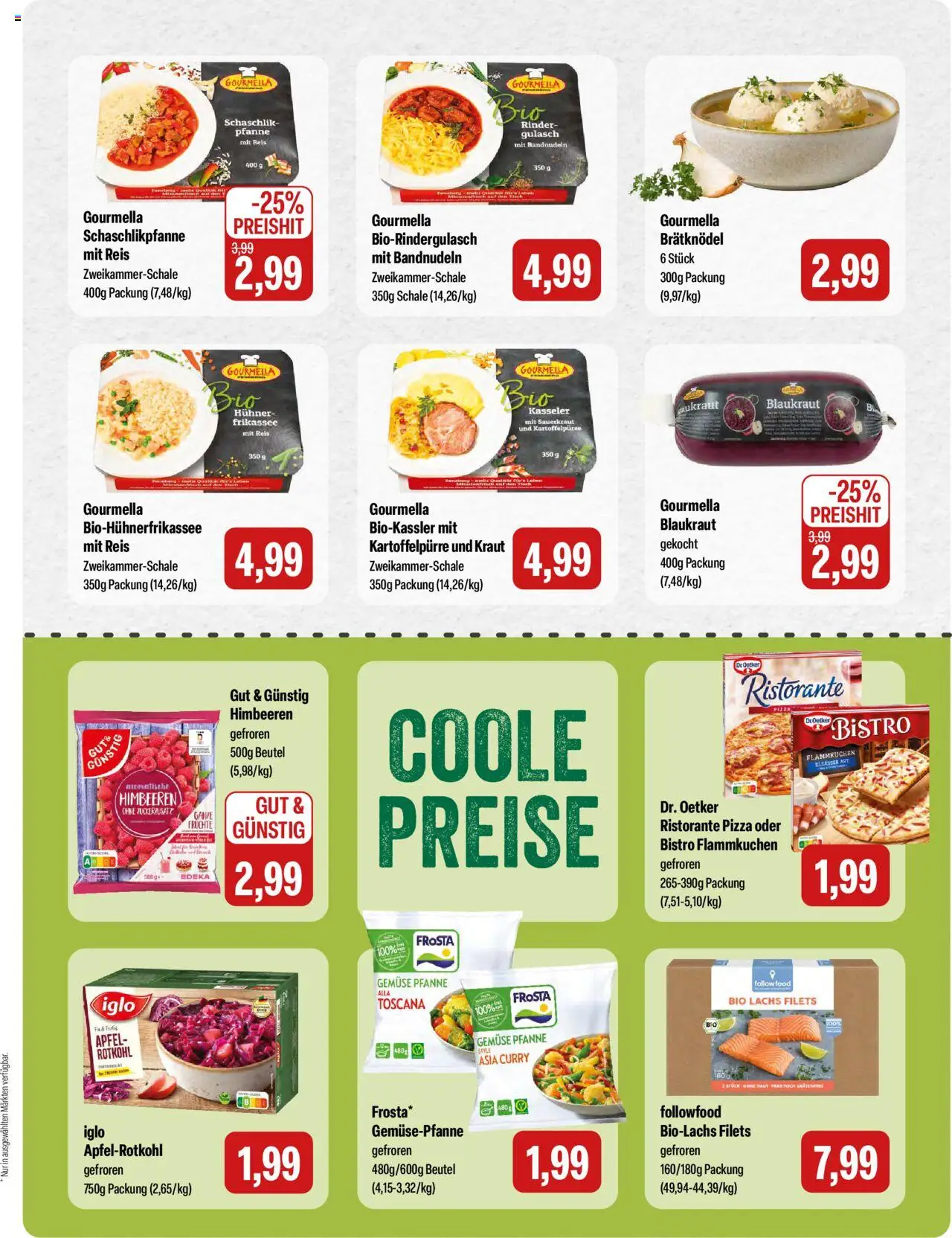 Feneberg Angebote – gültig ab 16.10.2025 | Seite: 13 | Produkte: Himbeeren, Iglo, Gemüse, Pizza