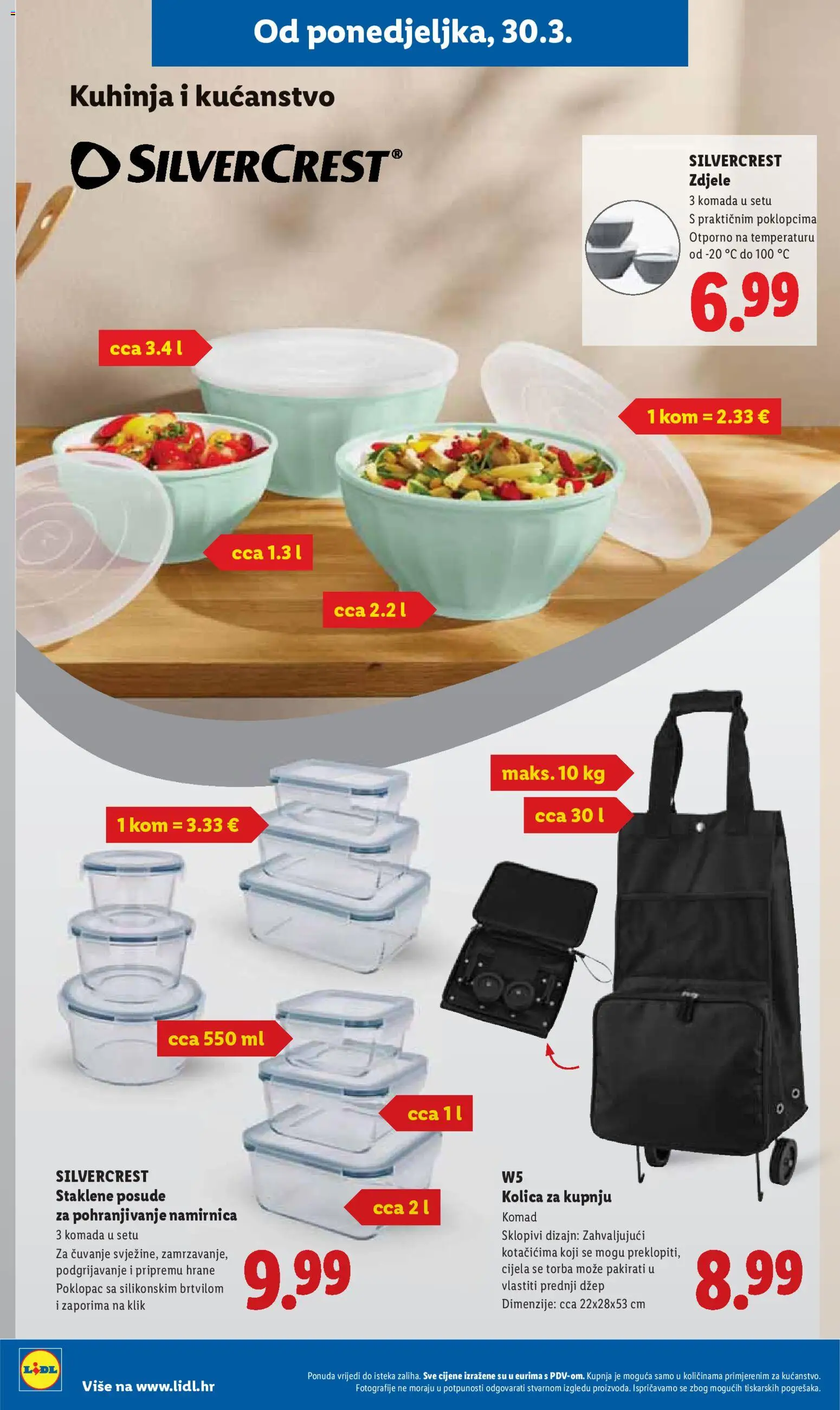 Lidl katalog | vrijedi od 30.03.2026 | Stranica: 34 | Proizvodi: Kolica, Kuhinja, Torba