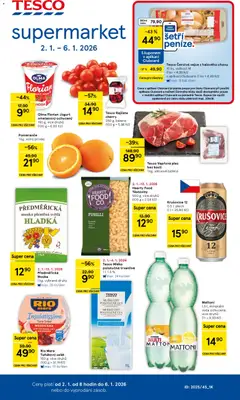 Náhled letáku Tesco leták - Supermarket od 02.01.2026