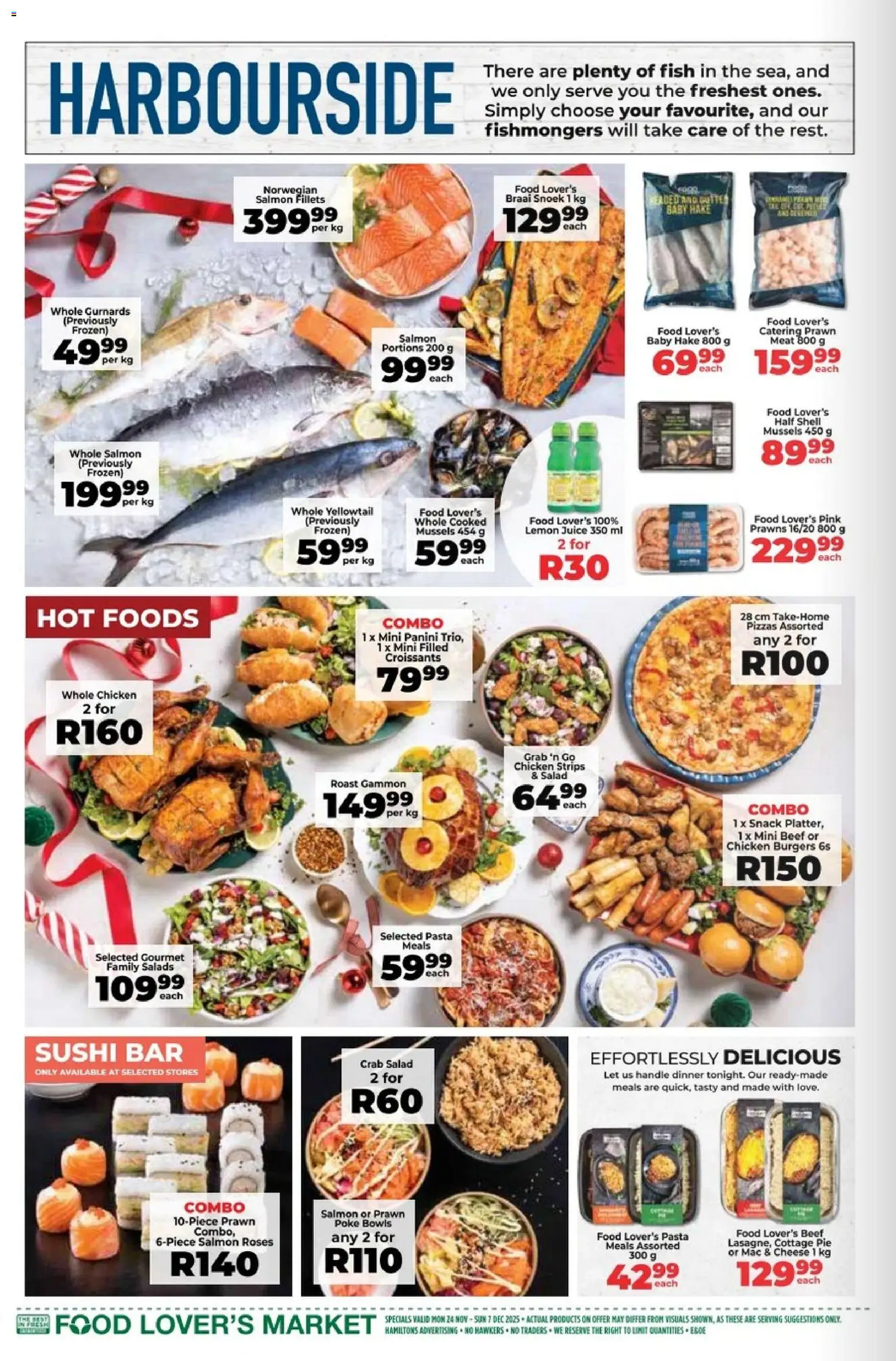 New Food Lover's Market catalogue – valid from 24.11.2025 | Page: 4 | Products: Juice, Bowls, Salad, Lemon