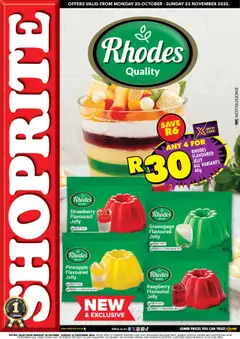 Shoprite specials catalogue – valid from 20.10.2025