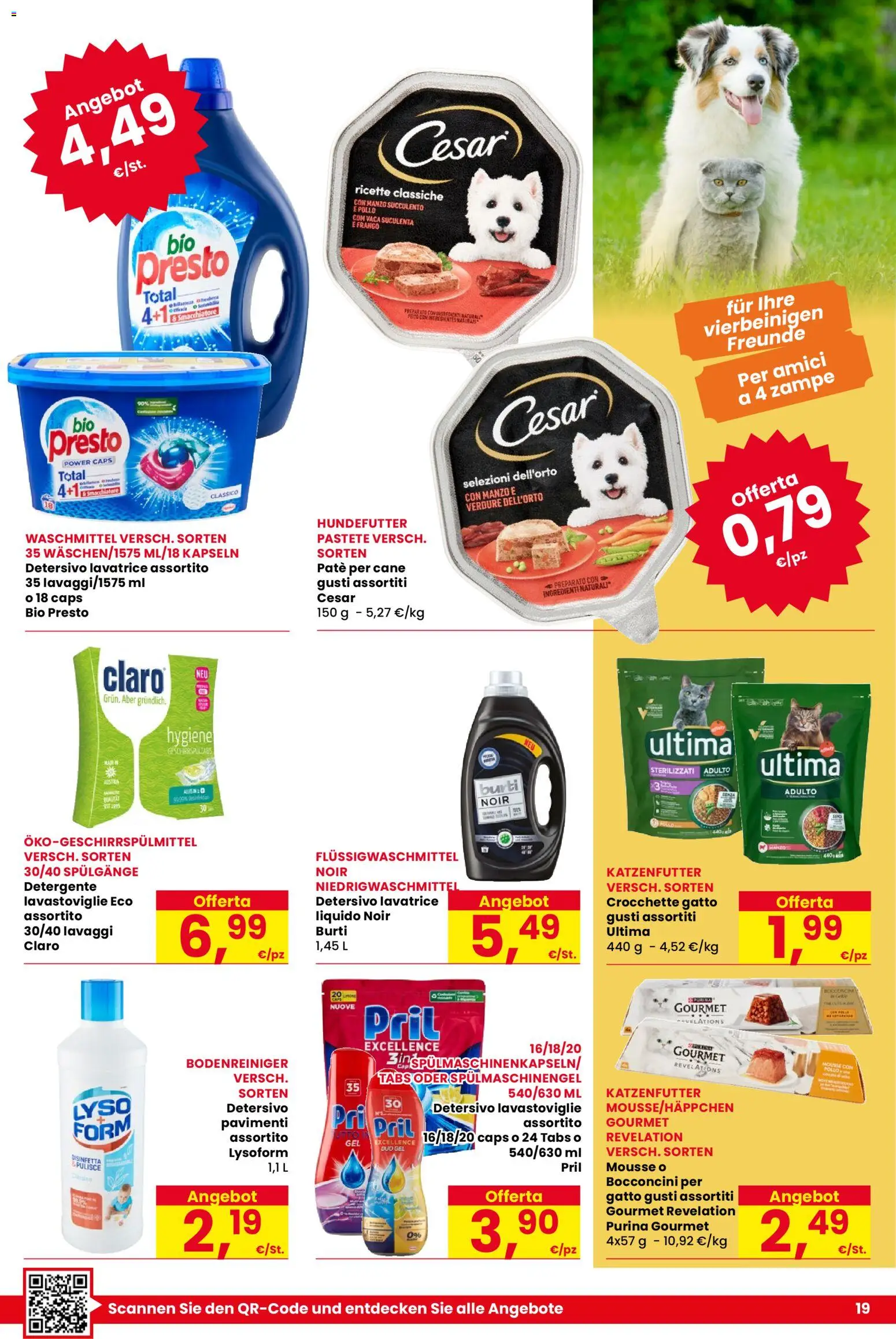 Volantino Despar del 08.01.2026 | Pagina: 19 | Prodotti: Pollo, Verdure, Crocchette, Crocchette gatto