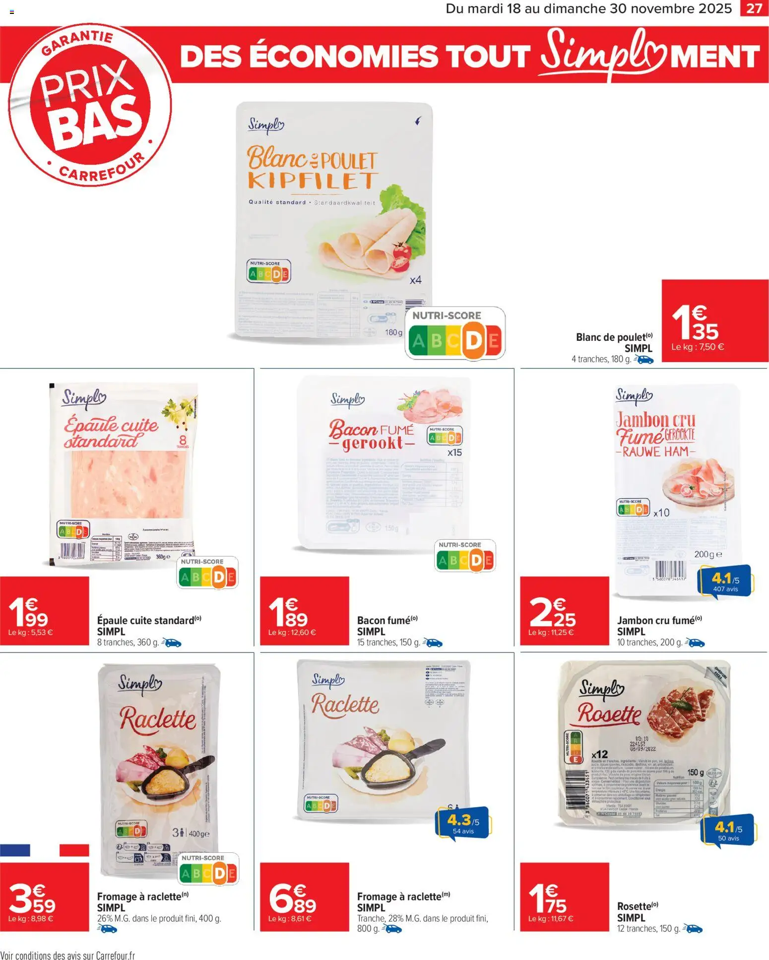 {H1} | Page: 29 | Produits: Jambon Cru, Fromage, Jambon, Viande