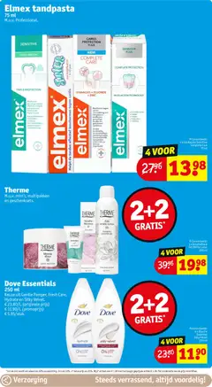Elmex tandpasta, 75 ml M.u.v. Professional. - Voorbeeld van een folder van Kruidvat, geldig van 27.01.2026 | Pagina: 25 | Producten: Gel, Douche, Tandpasta, Kan