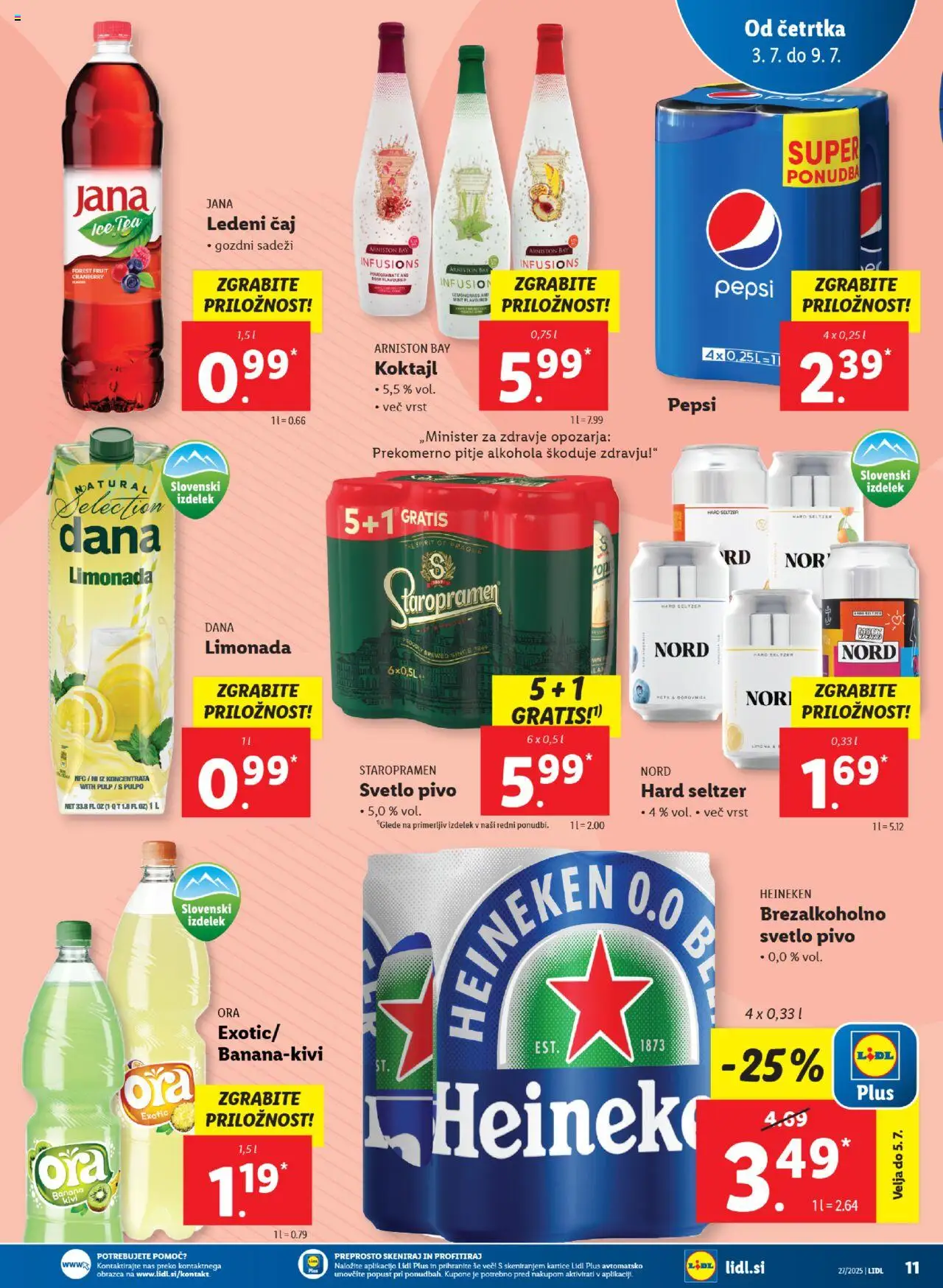 Lidl - Maribor │ velja od 03.07.2025 | Stran: 15 | Izdelki: Falafel, Ledeni čaj, Pivo, Caj
