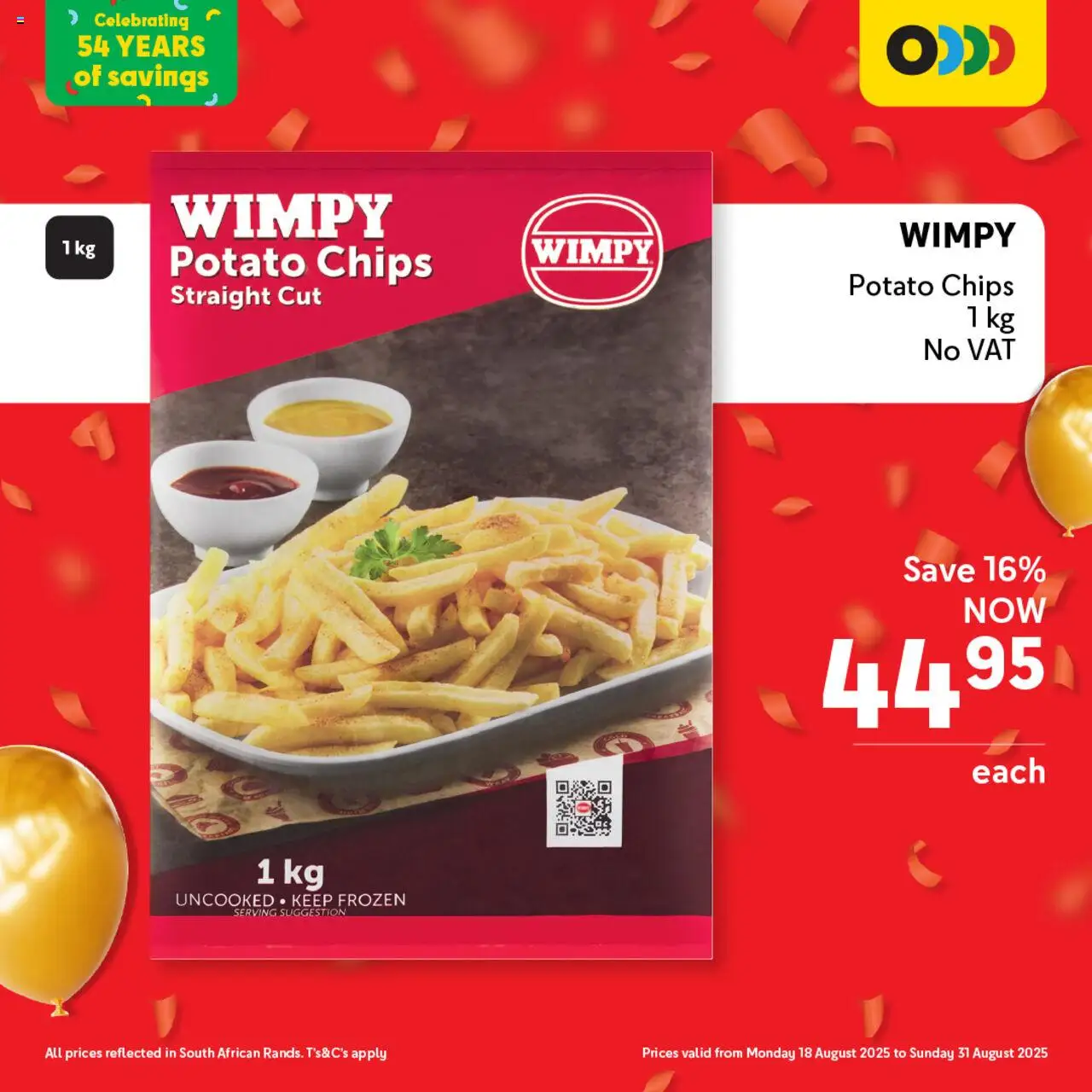 Makro After Party Frozen Food │ valid from 18.08.2025 | Page: 12 | Products: Chips