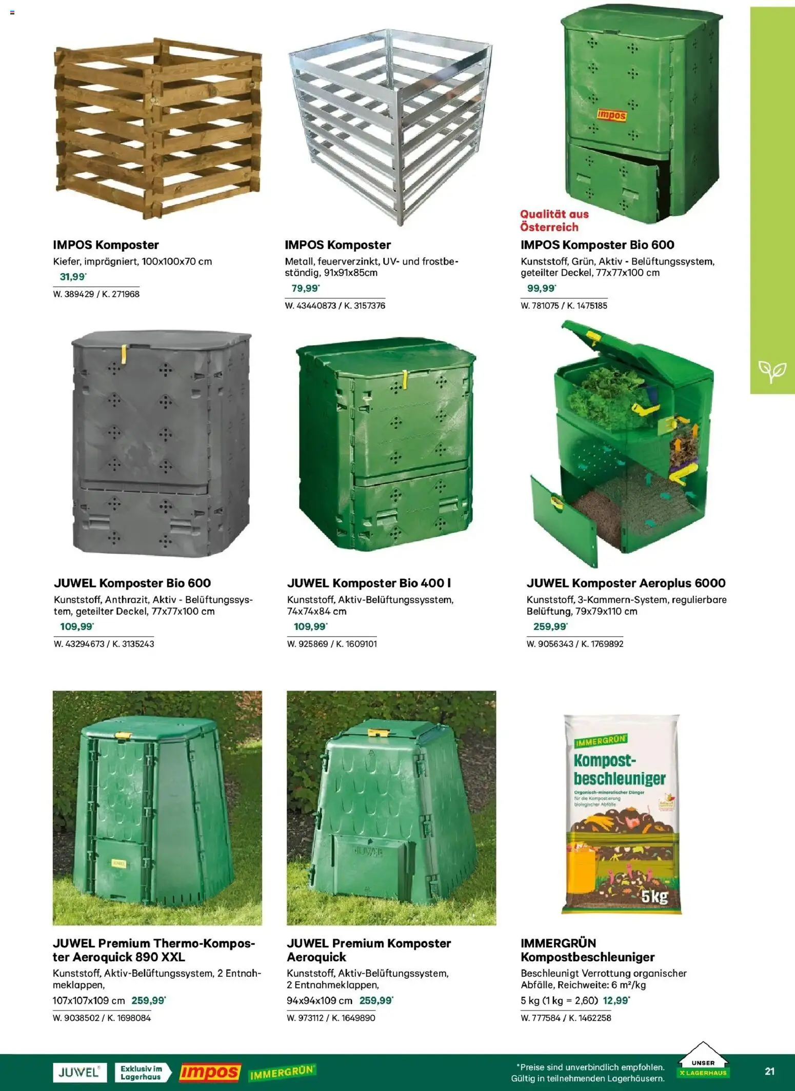 Lagerhaus - Lagerhaus - Garten & Freizeit Katalog 2026 gültig ab 01.03.2026 | Seite: 21