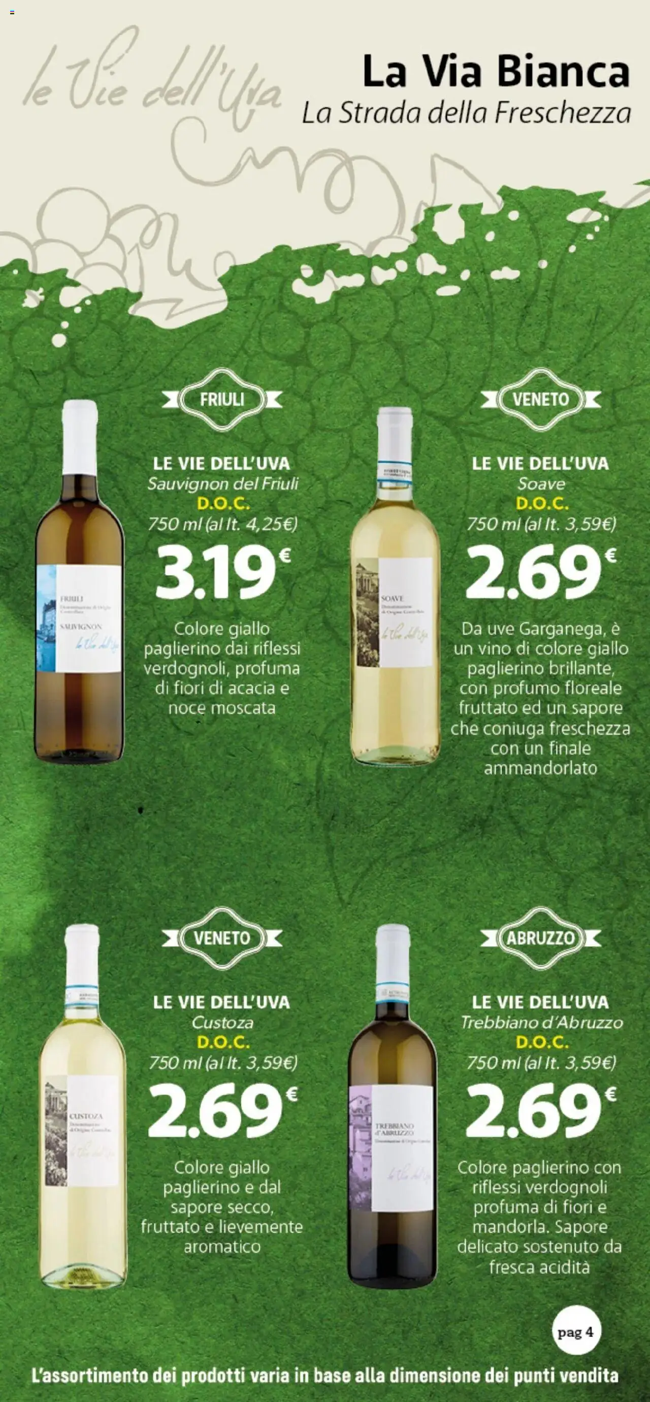 Volantino DOK del 10.10.2025 | Pagina: 4 | Prodotti: Vino, The, Profumo