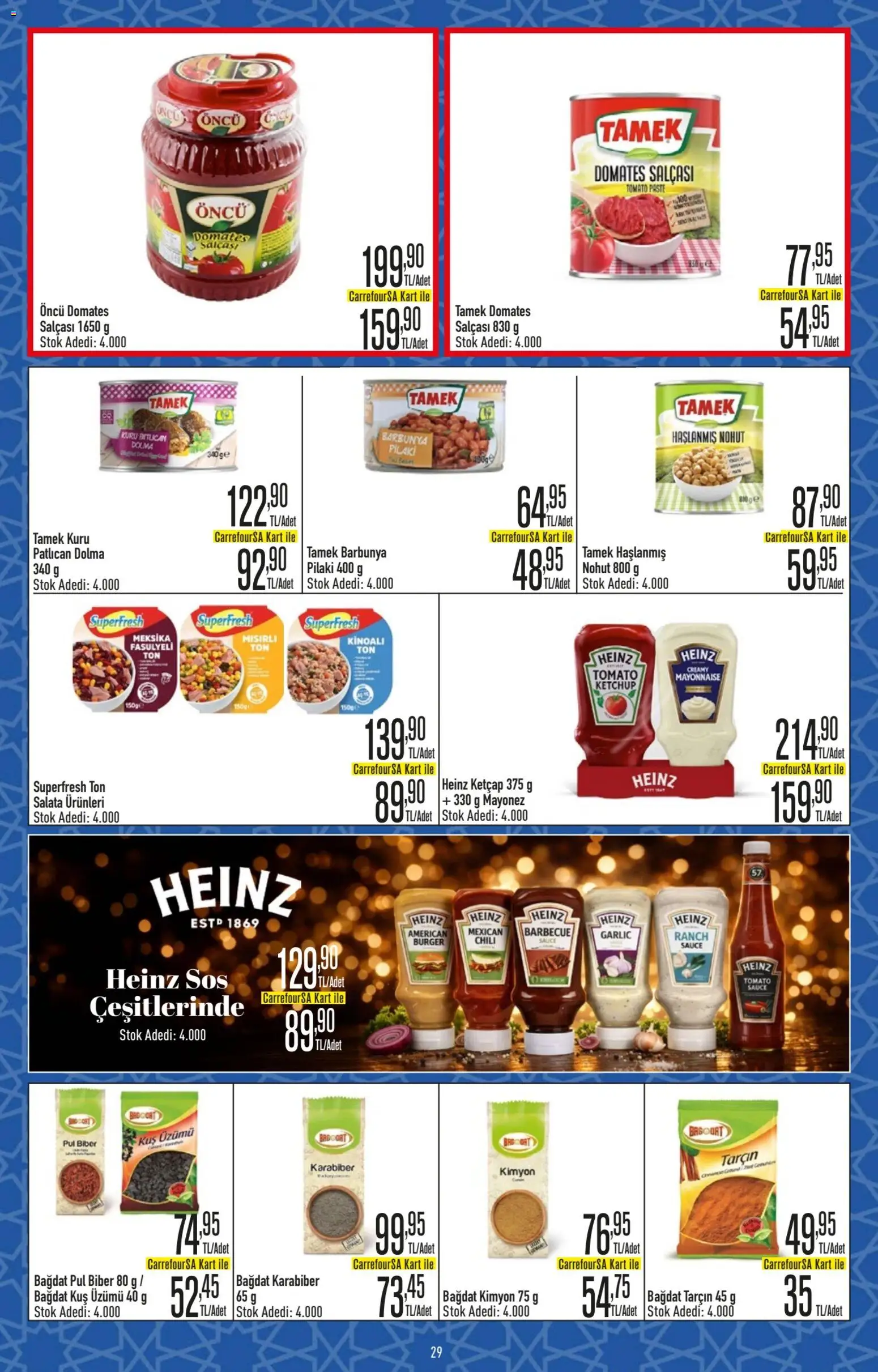 CarrefourSA Katalog - 09.02.2026 tarihinden itibaren geçerlidir | Sayfa: 29 | Ürünler: Ketçap, Salata, Mayonez, Sos