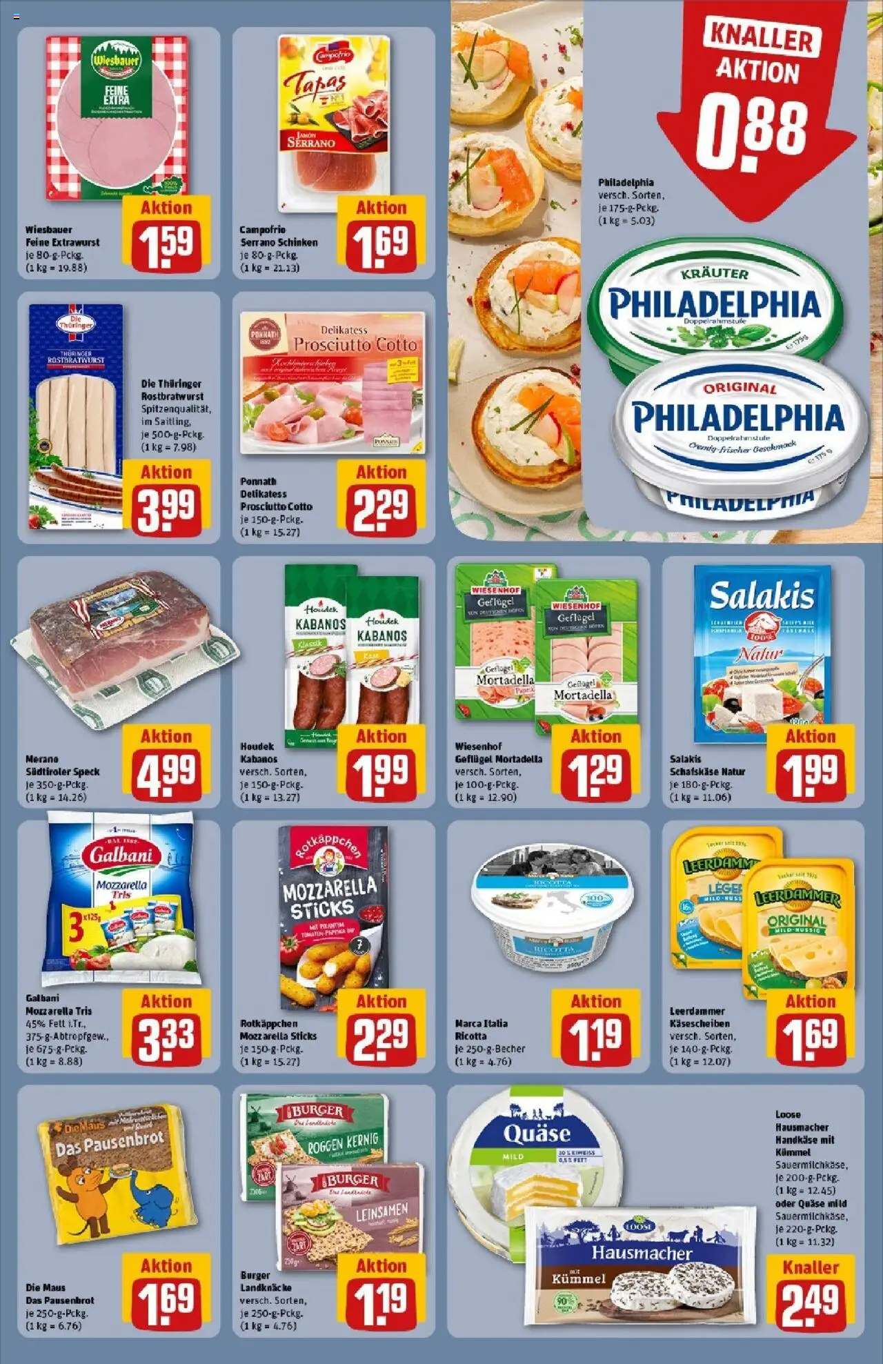 Rewe prospekt Frankfurt / Nieder-Eschbach	 - gültig ab dem 01.06.2025 | Seite: 11 | Produkte: Salakis, Schinken, Maus, Schafskase