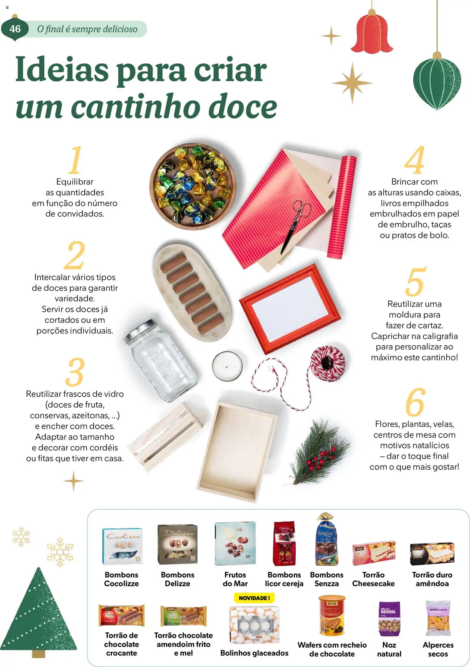 Mercadona folheto │ válido de 02.12.2025 | Página: 46 | Produtos: Moldura, Pratos, Licor, Doces