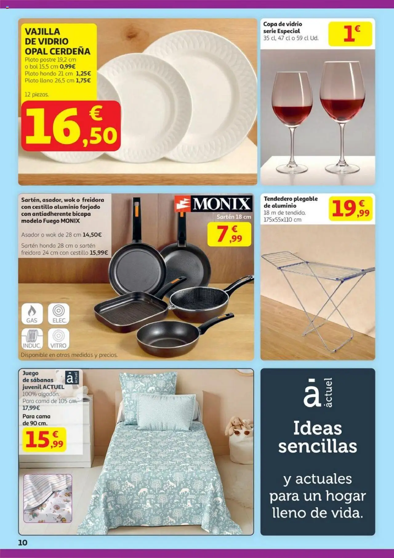 Alcampo - SST catalan  │ válido desde el 14.08.2025 | Página: 10 | Productos: Juego de sábanas, Tendedero, Βρεφικό κρεβάτι, Freidora