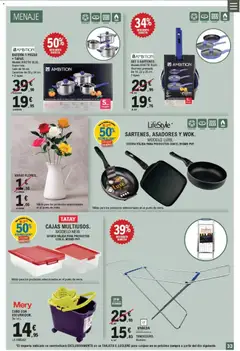 Vista previa E.Leclerc folleto válido desde el 21.01.2026 | Página: 33 | Productos: Tendedero, Batería