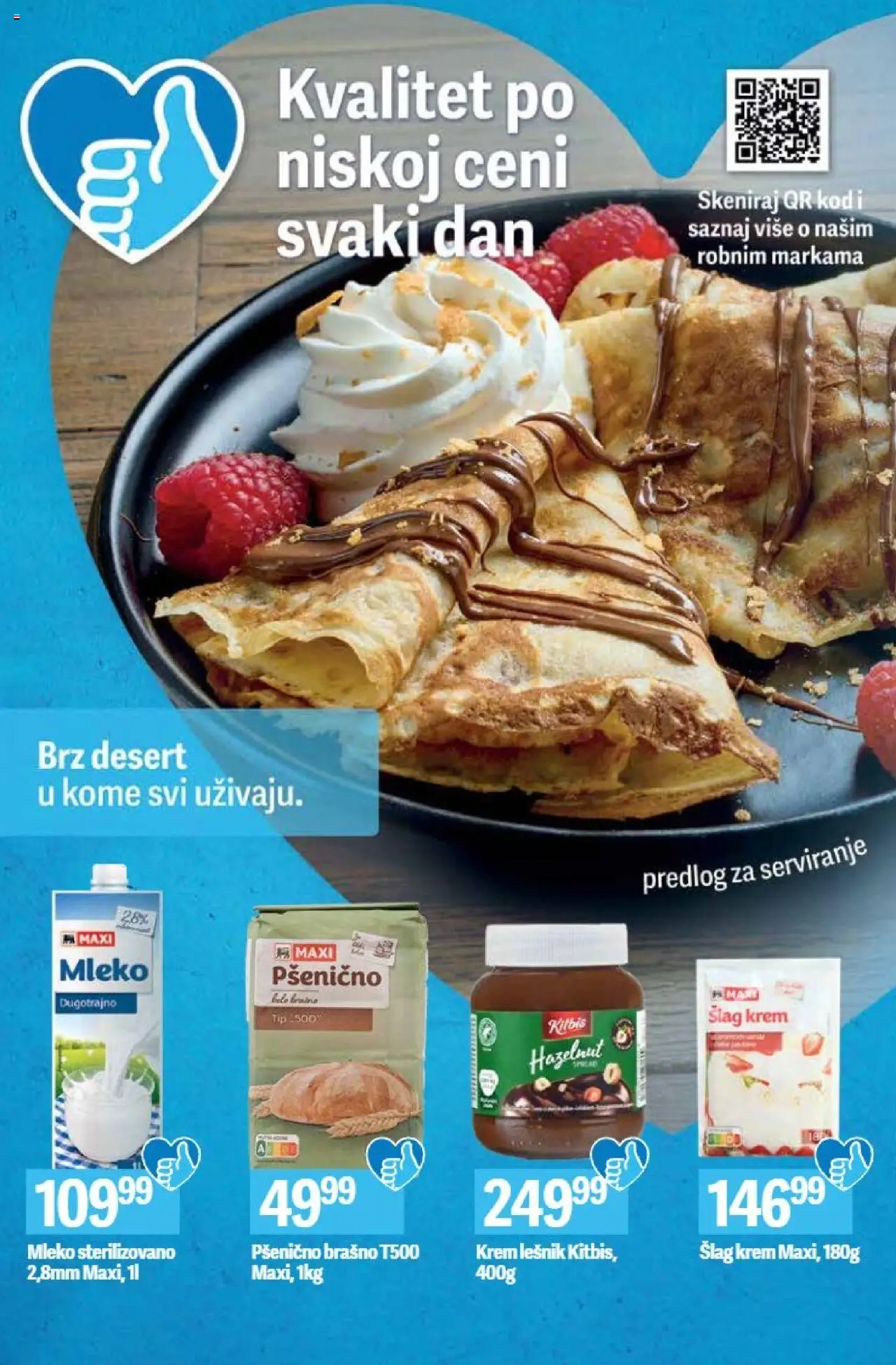 Tempo katalog - važi od 07.08.2025 | Strana: 8 | Proizvode: Šlag, Lešnik, Brašno, Pšenično brašno
