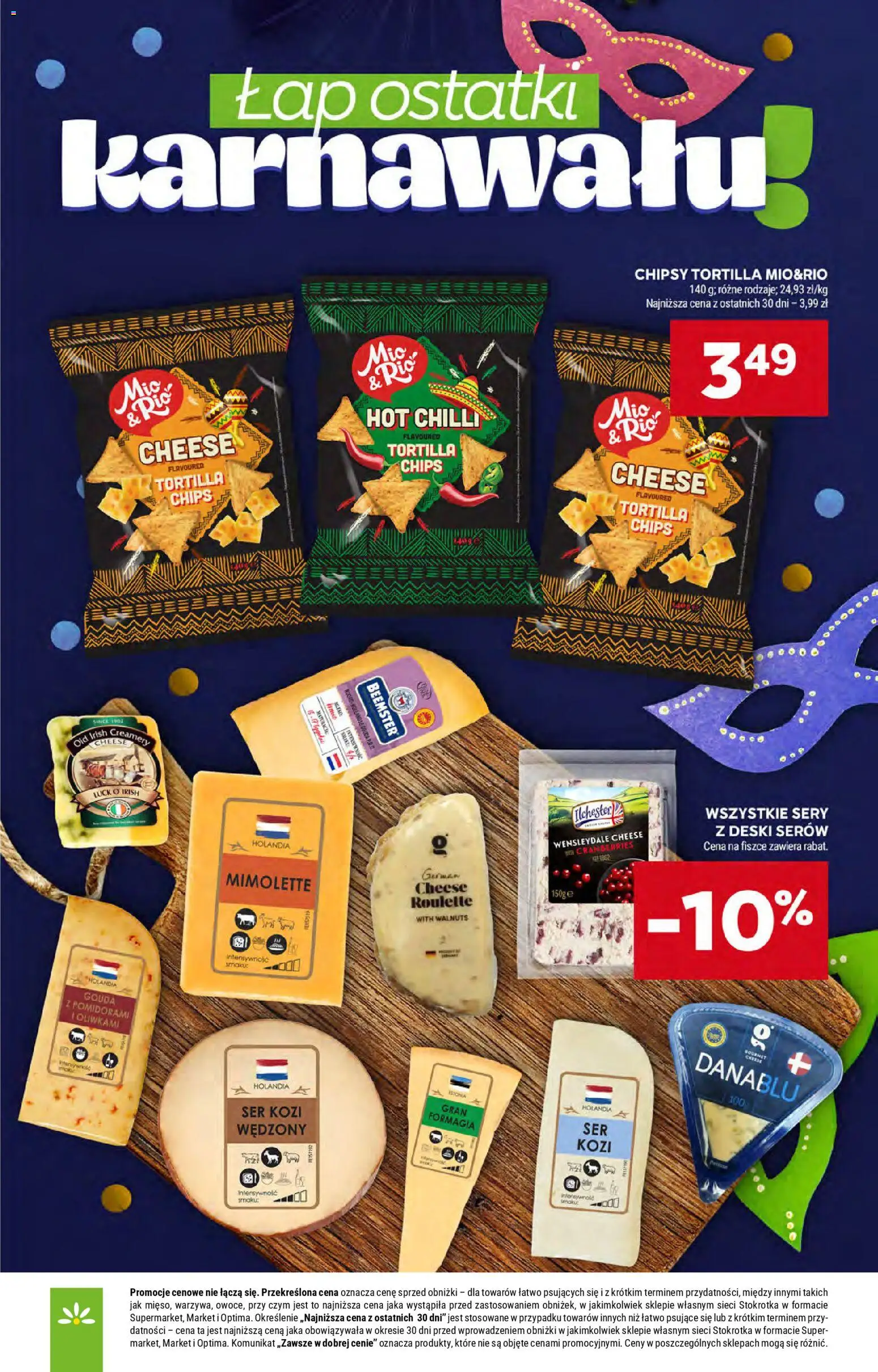 Stokrotka Gazetka od 12.02.2026 | Strona: 35 | Produkty: Ser kozi, Stokrotka, Tortilla, Ser