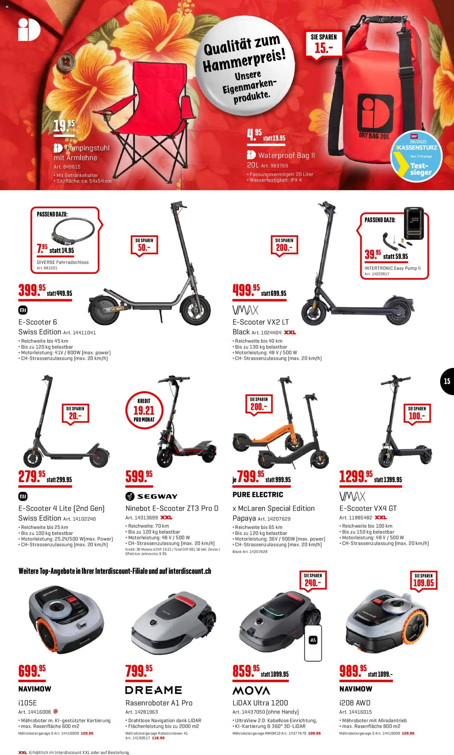 Interdiscount aktionen 20% Rabatt – gültig ab 27.04.2026 | Seite: 15 | Produkte: Navigation