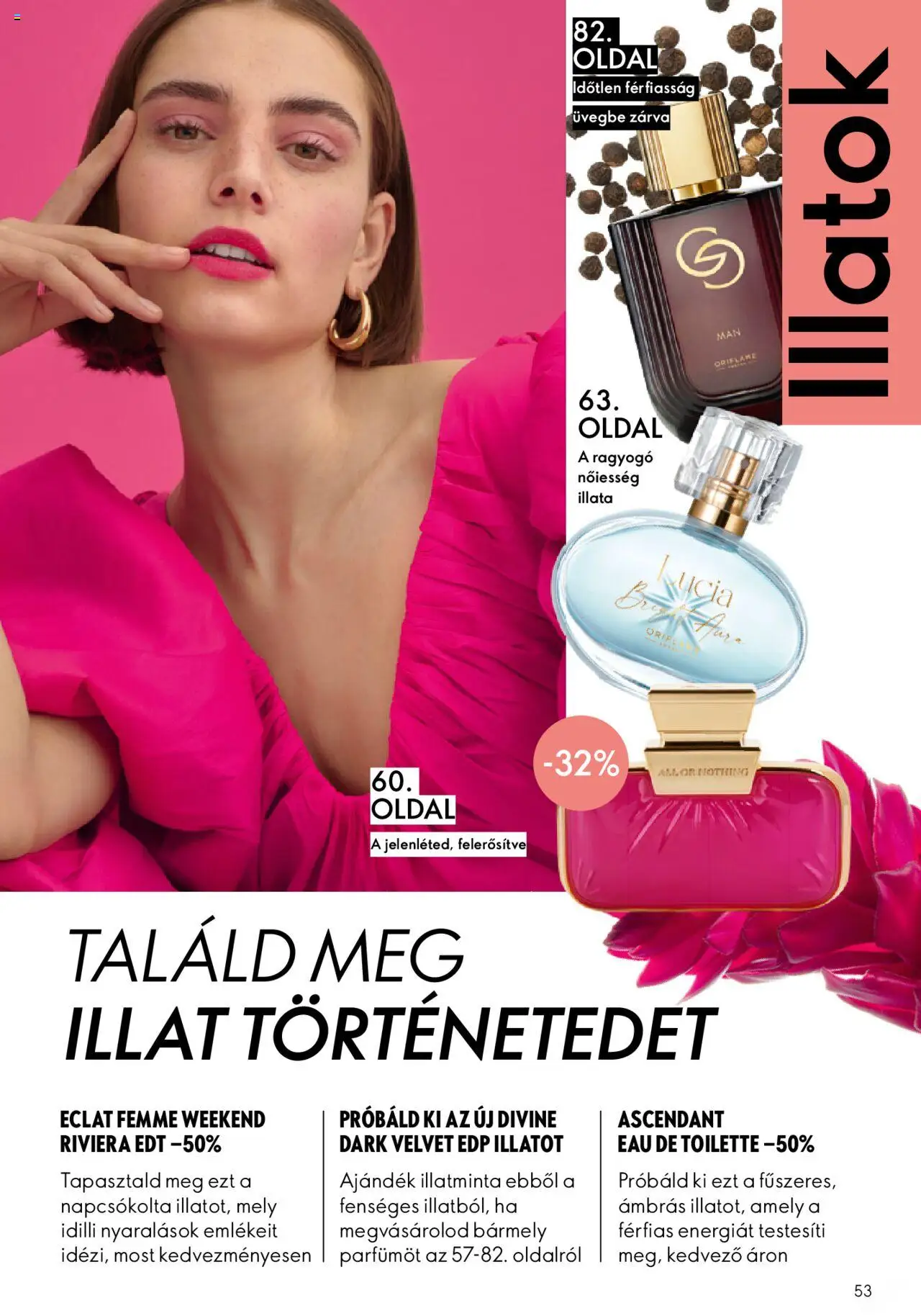 Oriflame akciós ujság - amely érvényes a következő dátumtól: 01.10.2025 | Oldal: 53