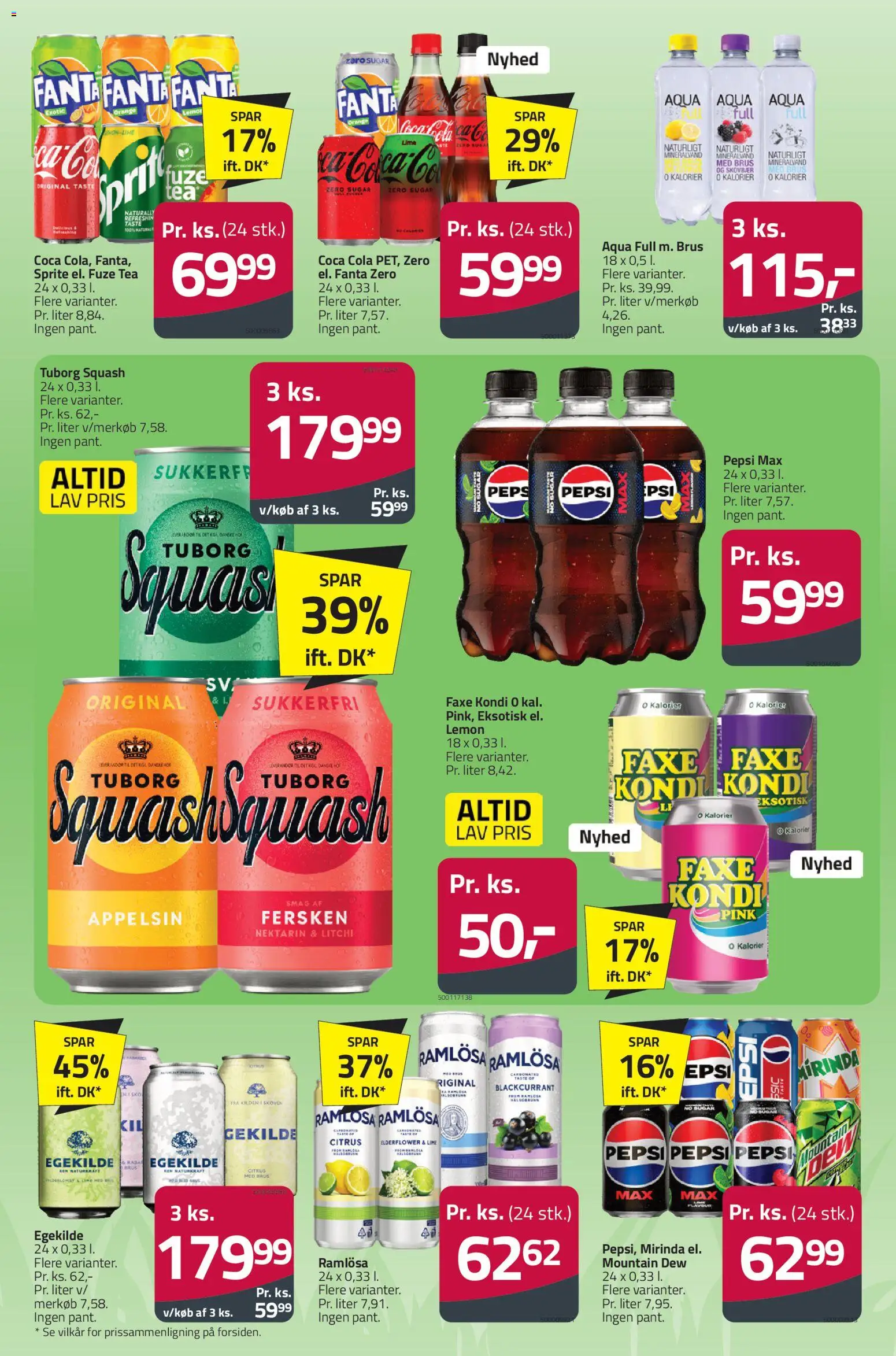 Fleggaard tilbudsavis – gyldig fra 29.04.2026 | Side: 2 | Produkter: Squash, Pepsi, Pepsi Max, Tuborg Squash