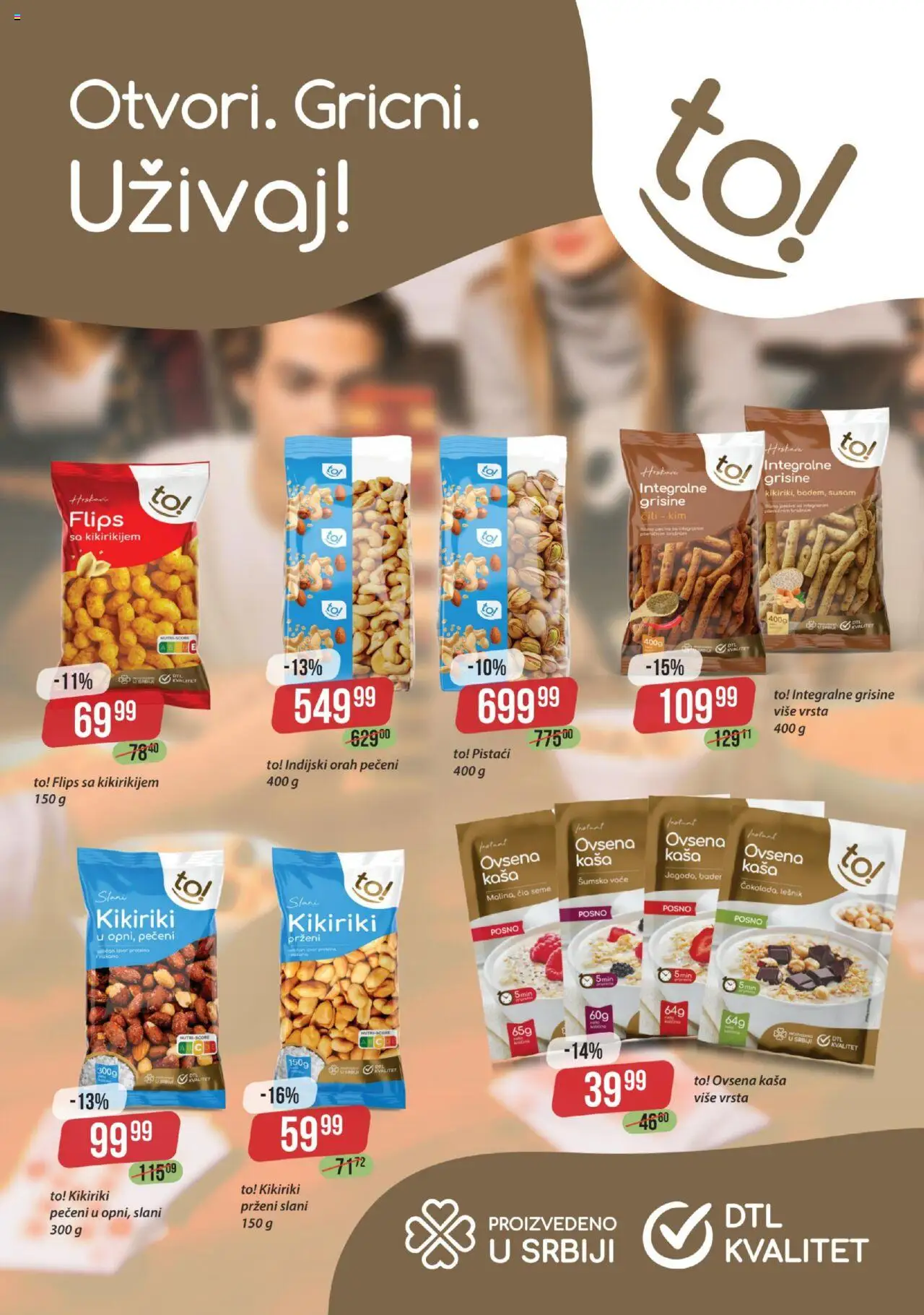Metalac Proleter katalog - važi od 08.10.2025 | Strana: 2 | Proizvode: Ovsena kaša, Lešnik, Orah, Kikiriki