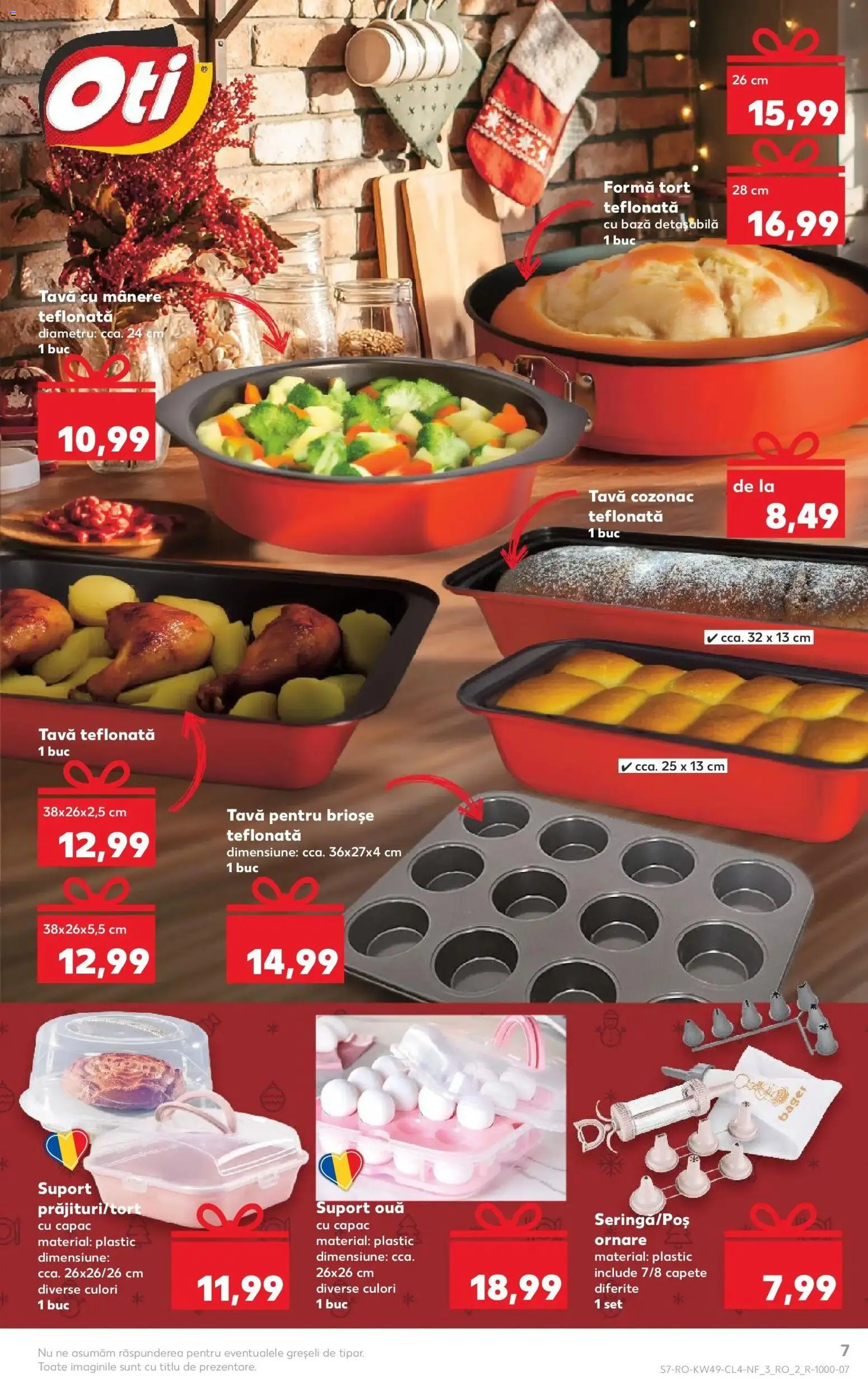 Noul catalog Kaufland – valabil de la 03.12.2025 | Pagină: 7 | Produse: Tort, Ouă