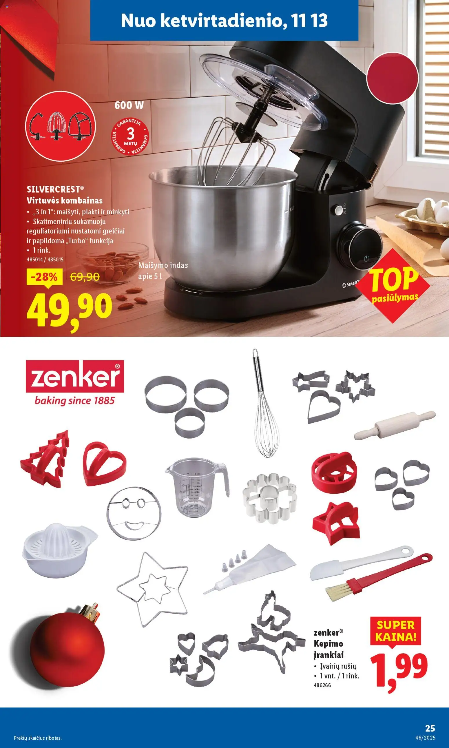 LIDL akcijos nuo 10.11.2025 | Puslapis: 25