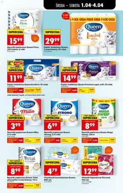 Pogląd oferty "Ręcznik papierowy Queen Mega Sweep, 120 m, Ręcznik papierowy Queen Mega Sweep, 120 m" - ważna od 01.04.2026 | Strona: 67