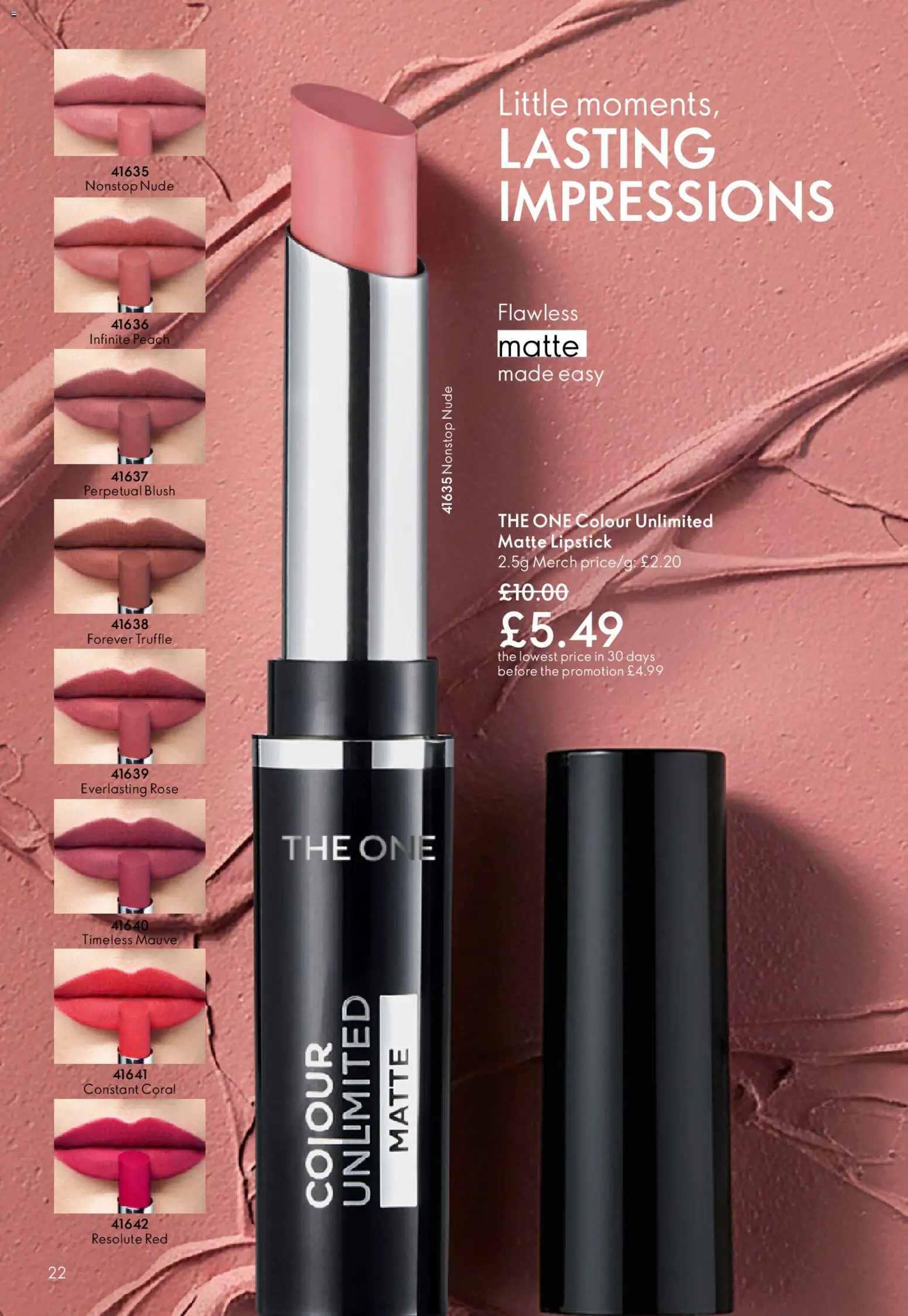 {H1} | Page: 22 | Products: Lipstick