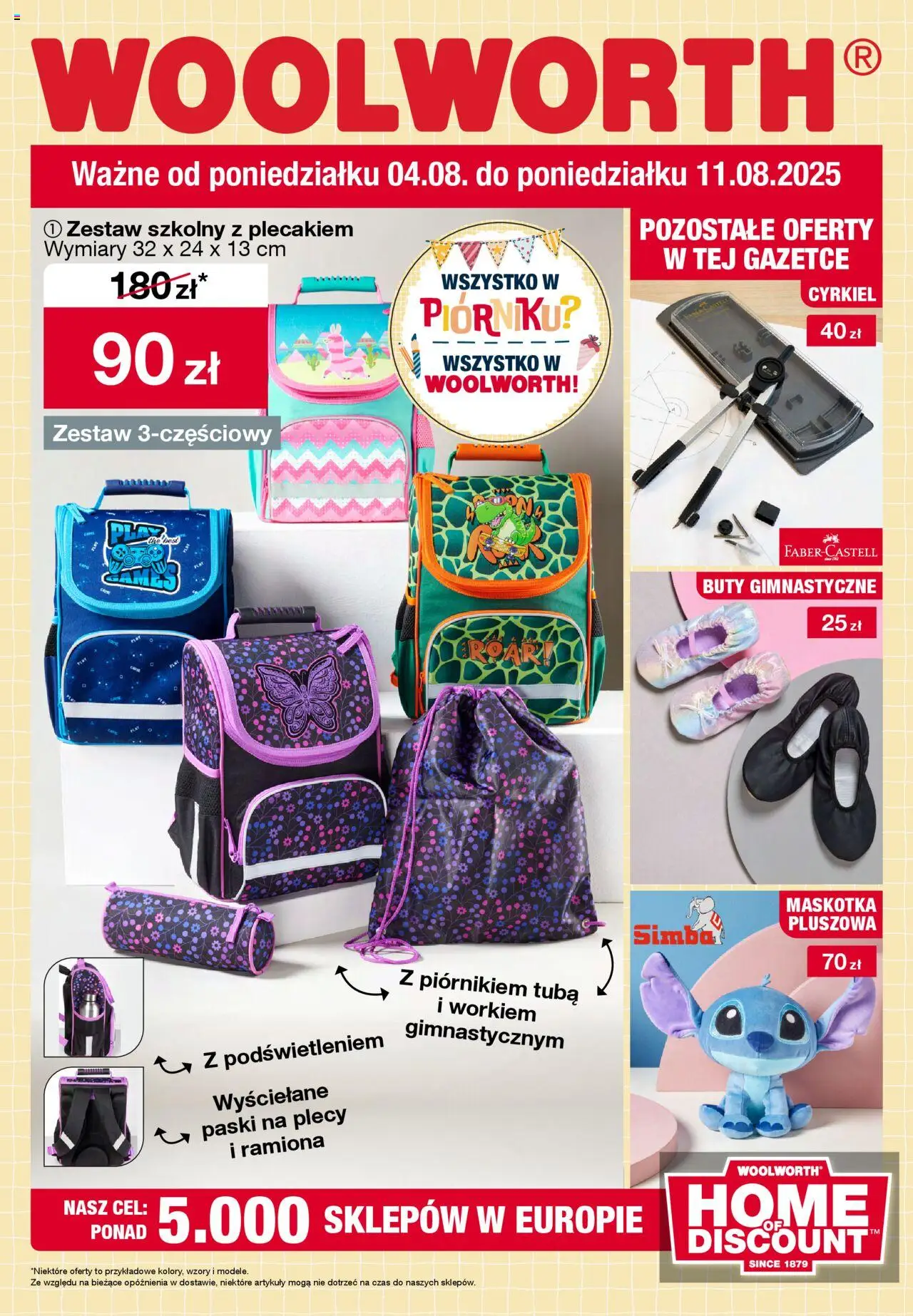 Woolworth Gazetka od 04.08.2025 | Strona: 1 | Produkty: Buty