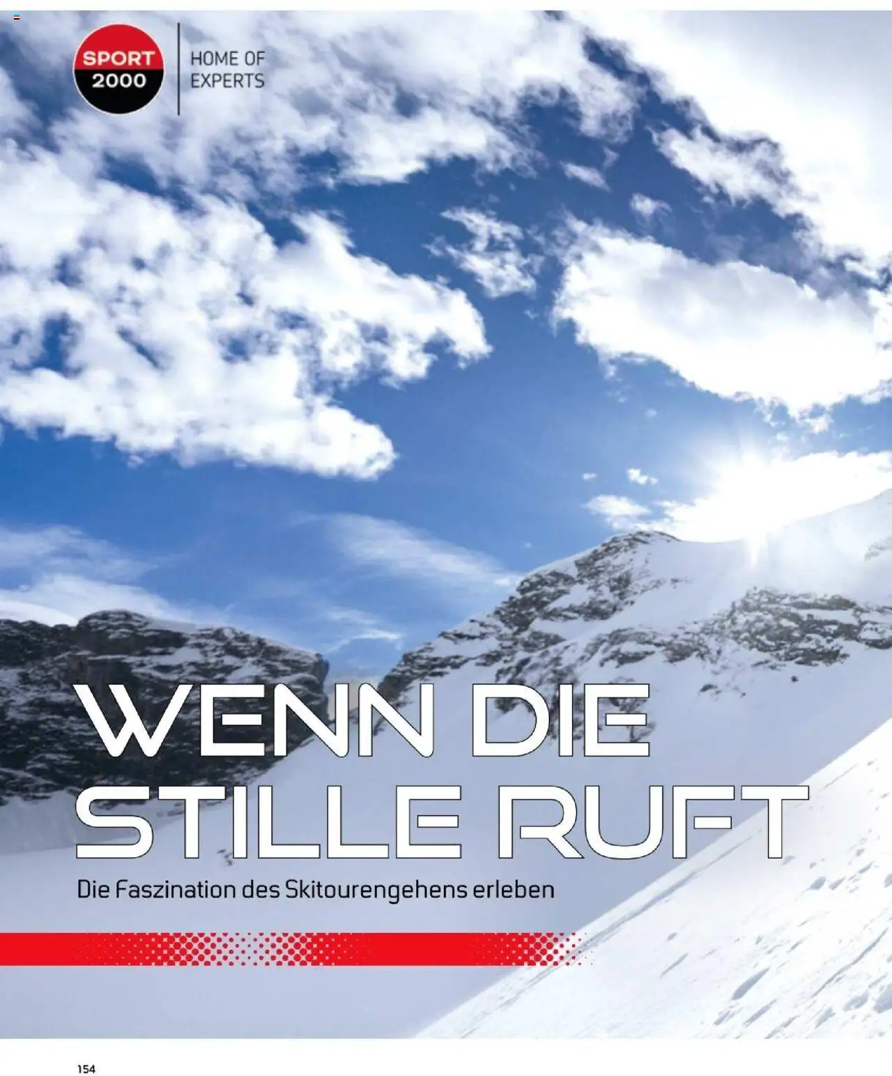 Sport2000 Prospekt Home of Schnee erleben – gültig ab 23.09.2025 | Seite: 154