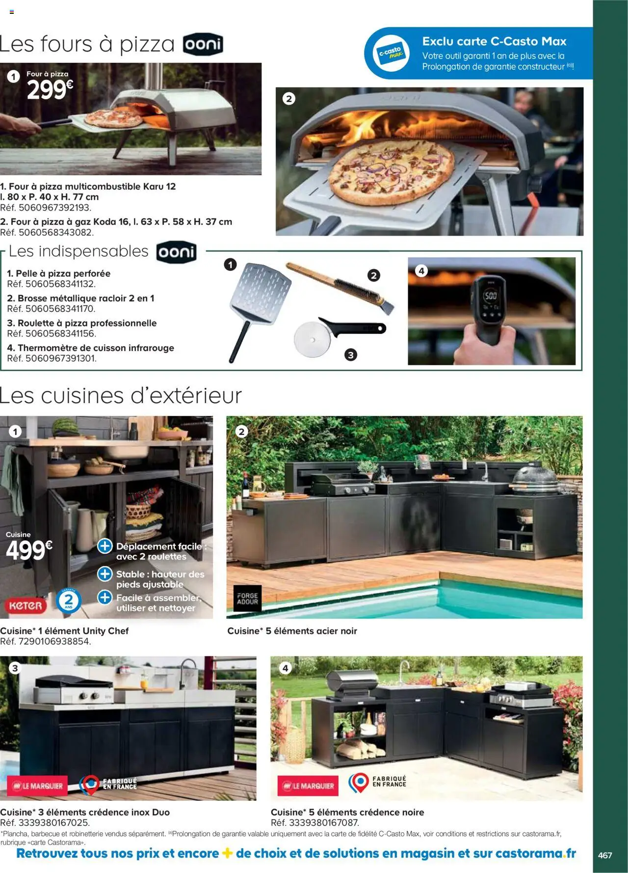 {H1} | Page: 467 | Produits: Four, Thermomètre, Four à pizza, Pizza