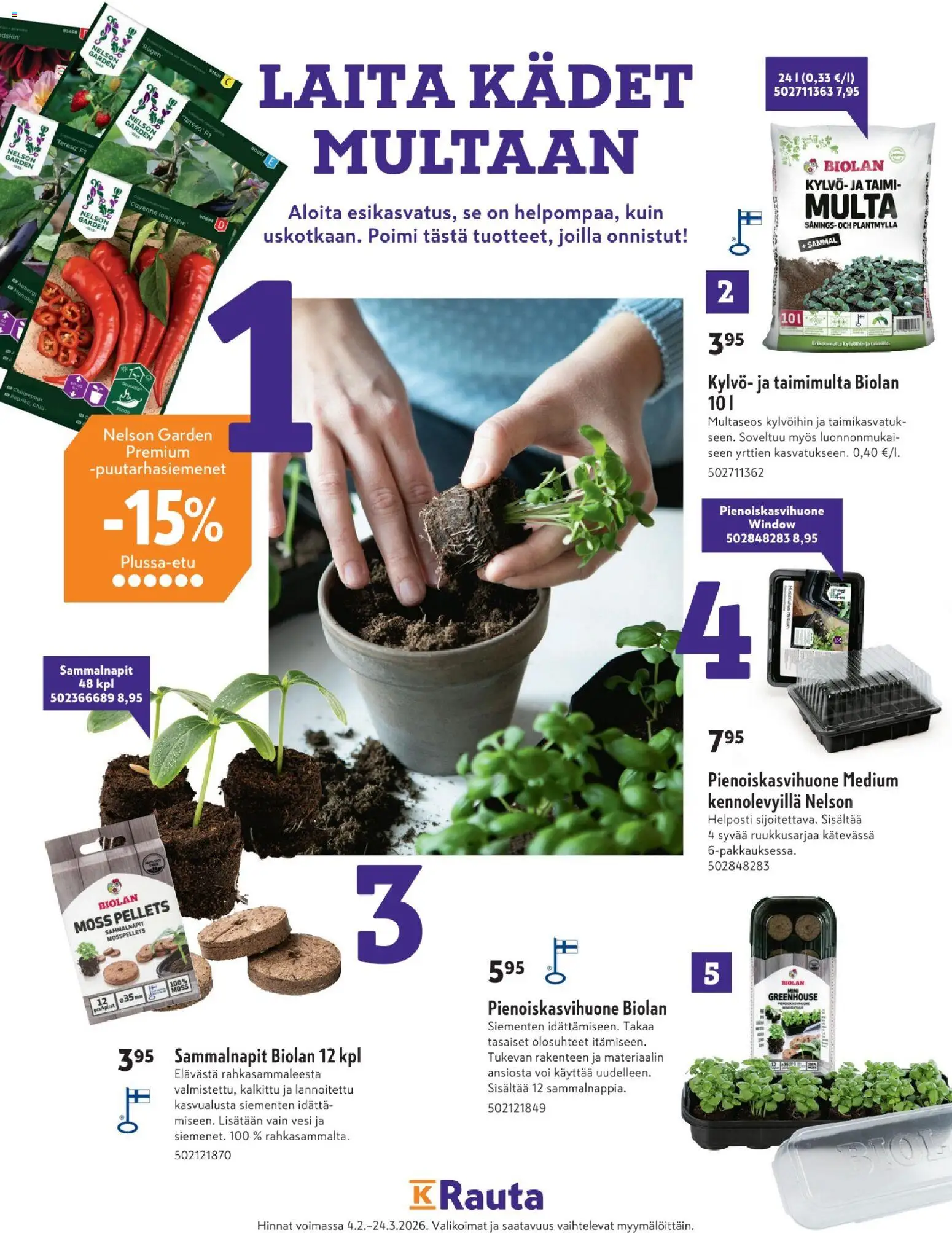 K-Citymarket - Pirkka – voimassa 04.02.2026 alkaen | Sivu: 44