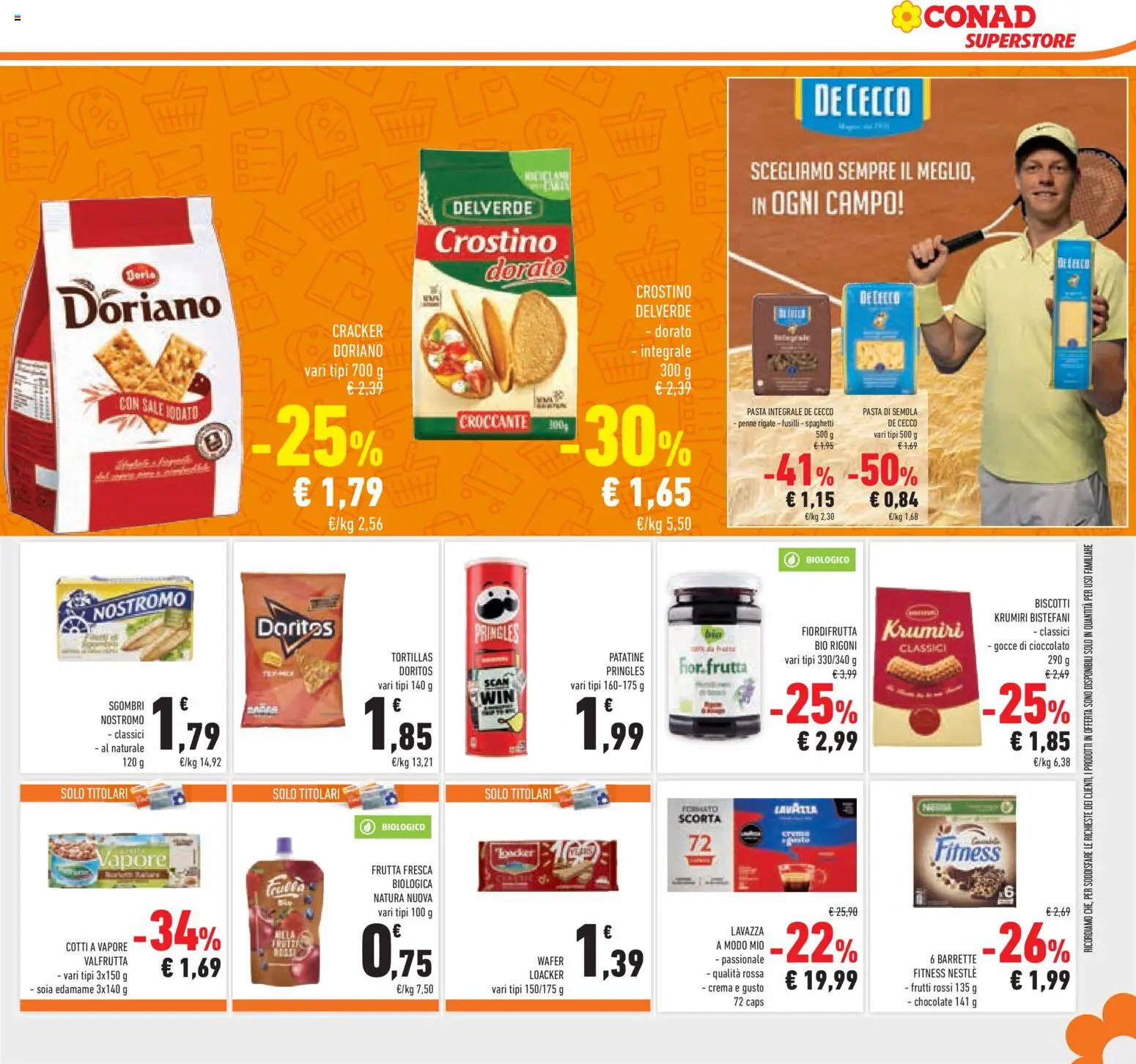 Volantino Conad del 06.11.2025 | Pagina: 27 | Prodotti: Crema, Frutta, Tortillas, Lavazza