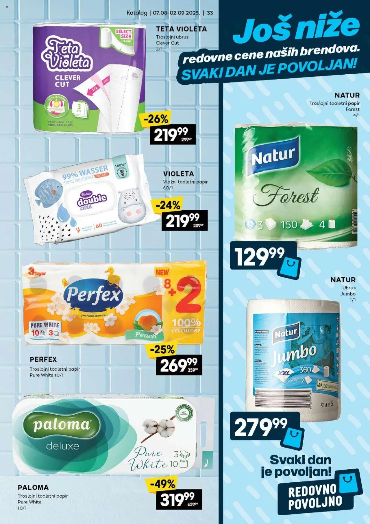Idea katalog - važi od 07.08.2025 | Strana: 33 | Proizvode: Ubrus