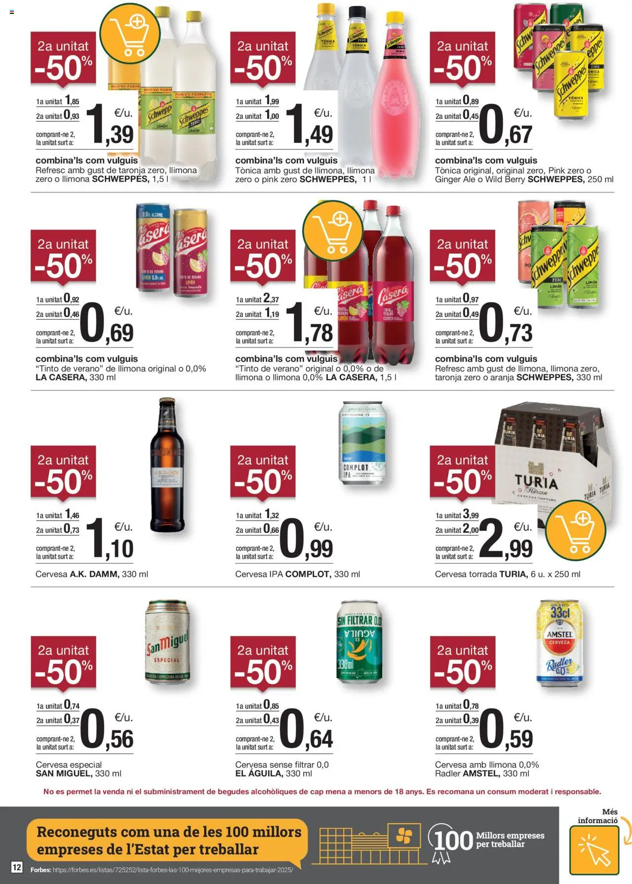 Bonpreu folleto │ válido desde el 01.07.2025 | Página: 12 | Productos: Cerveza