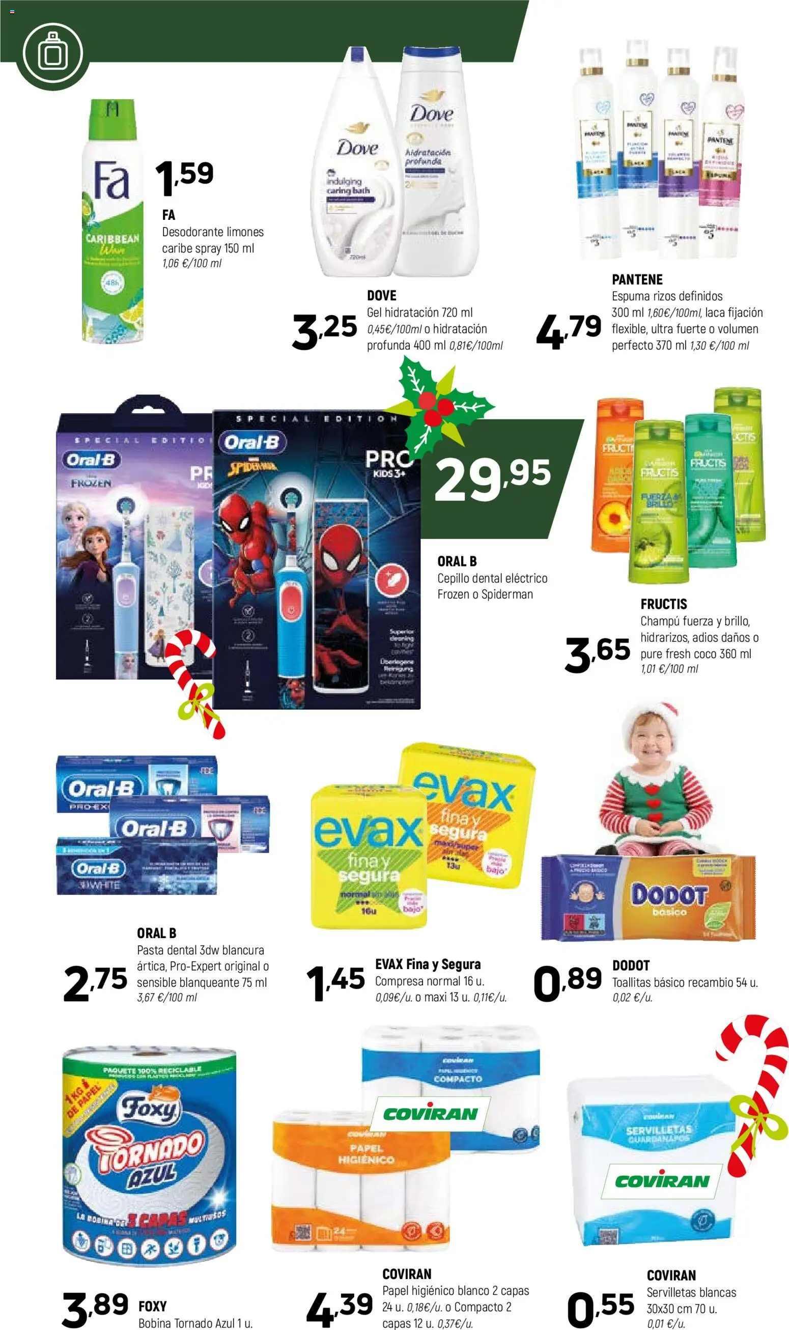 Coviran - Pontevedra │ válido desde el 16.12.2025 | Página: 22 | Productos: Cepillo, Desodorante, Τυρόπιτα, Pasta